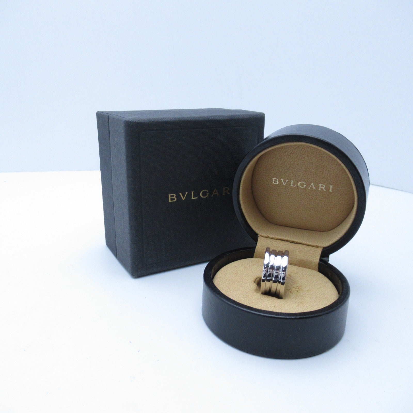 BVLGARI 【激減優惠】18K白金B-zero1 Four-Band戒指US#5.75/BVLGARI#52銀色