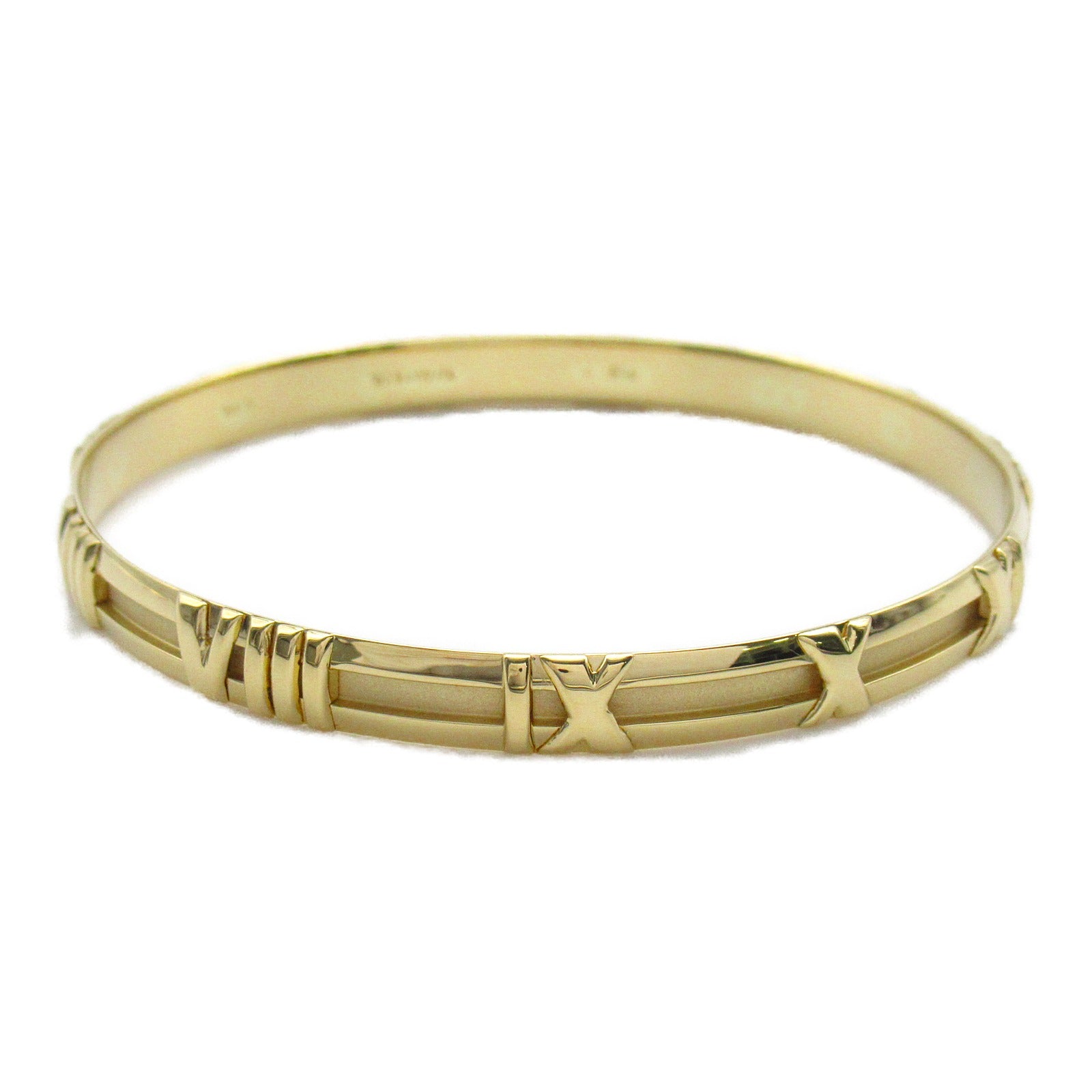 TIFFANY＆CO 18K黃金Atlas Bracelet/Bangle手鐲