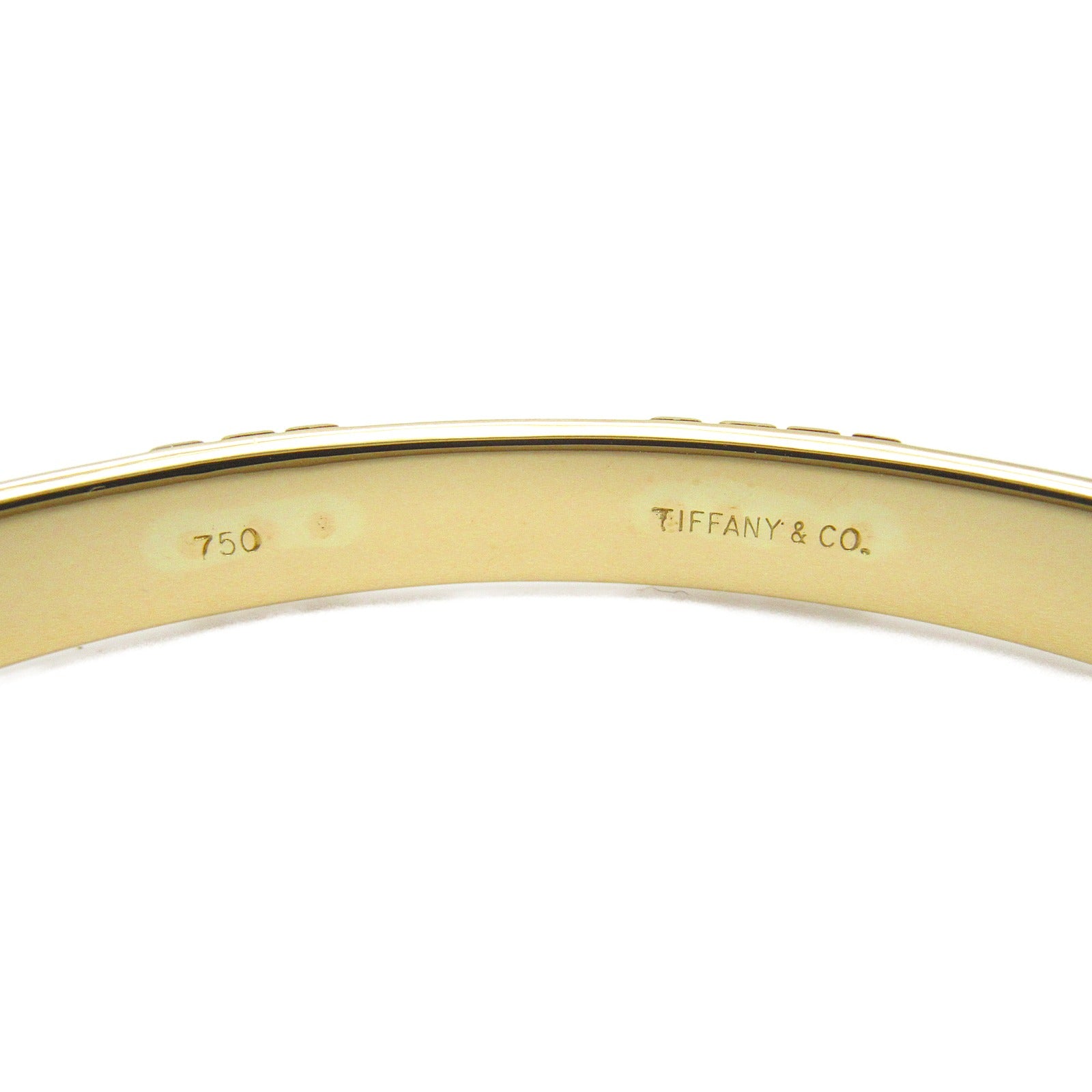 TIFFANY＆CO 18K黃金Atlas Bracelet/Bangle手鐲
