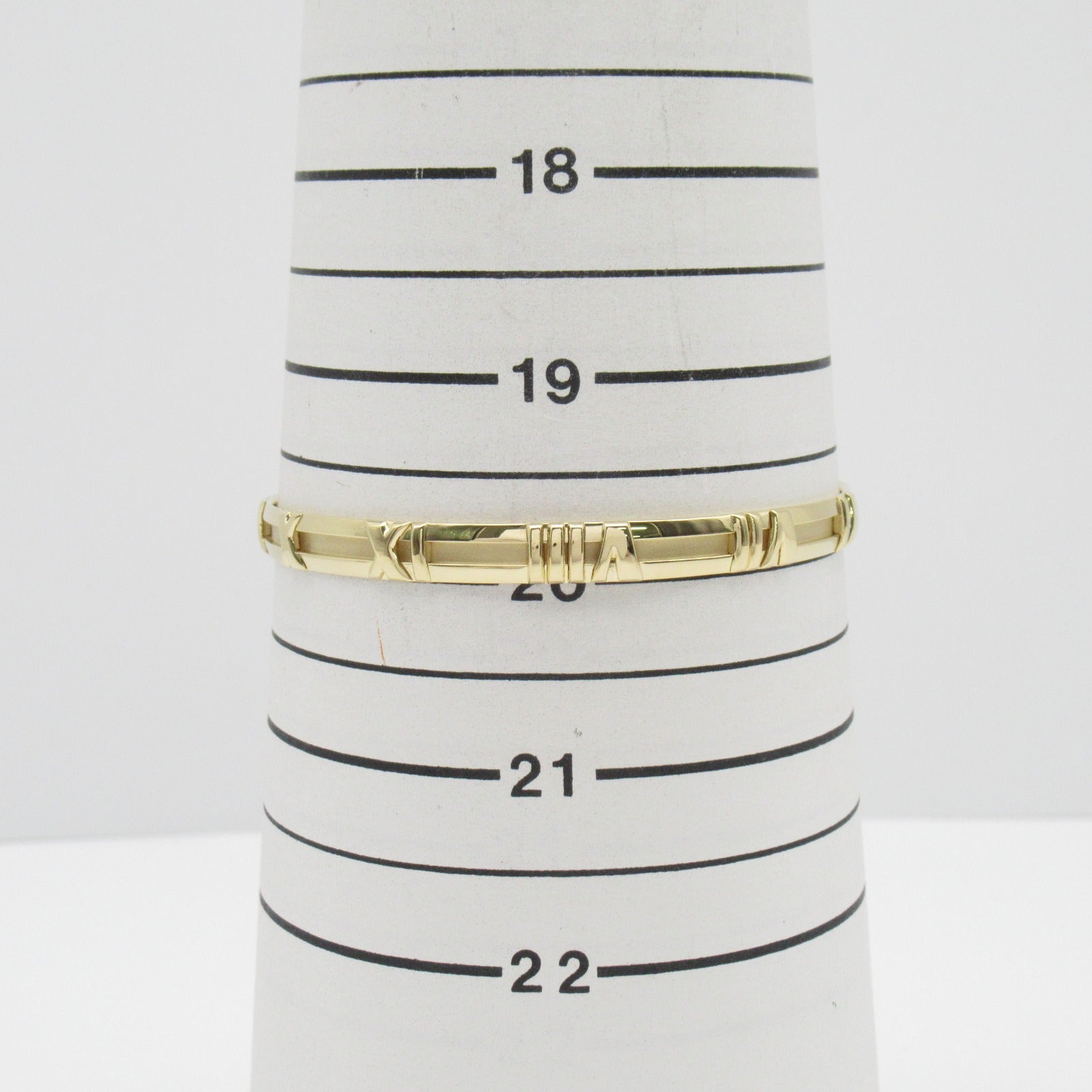 TIFFANY＆CO 18K黃金Atlas Bracelet/Bangle手鐲
