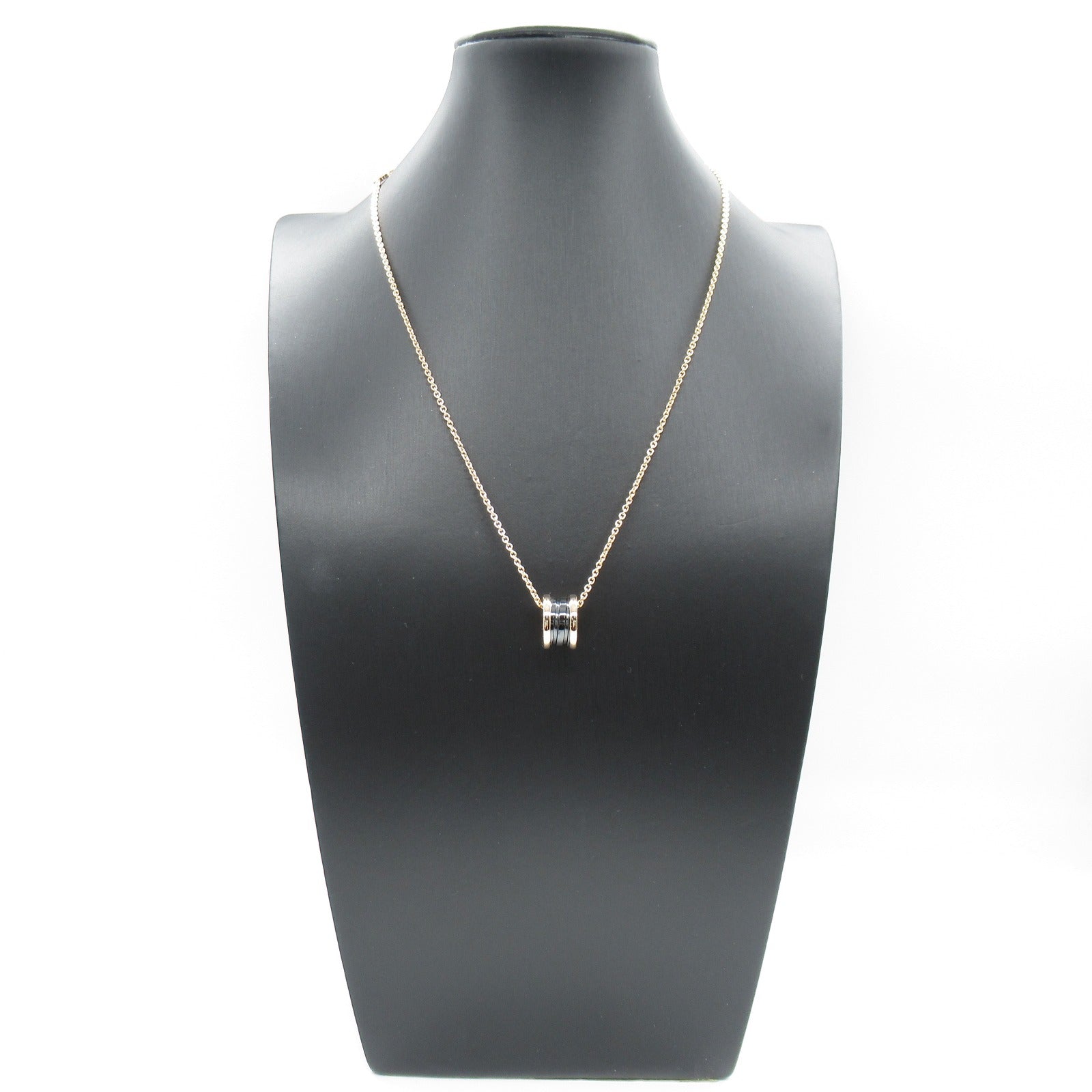 BVLGARI 18K玫瑰金/陶瓷B.zero1 Necklace項鍊