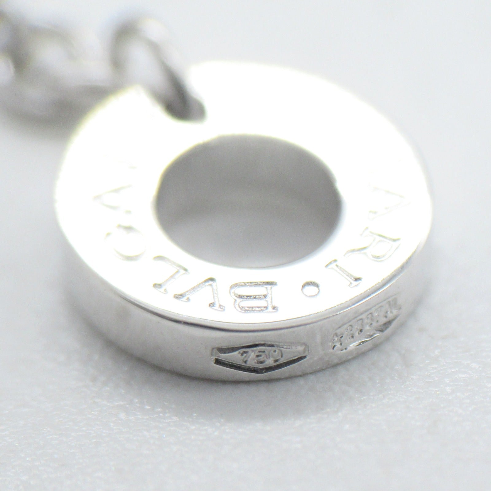 BVLGARI 18K白金Parentesi項鍊銀色