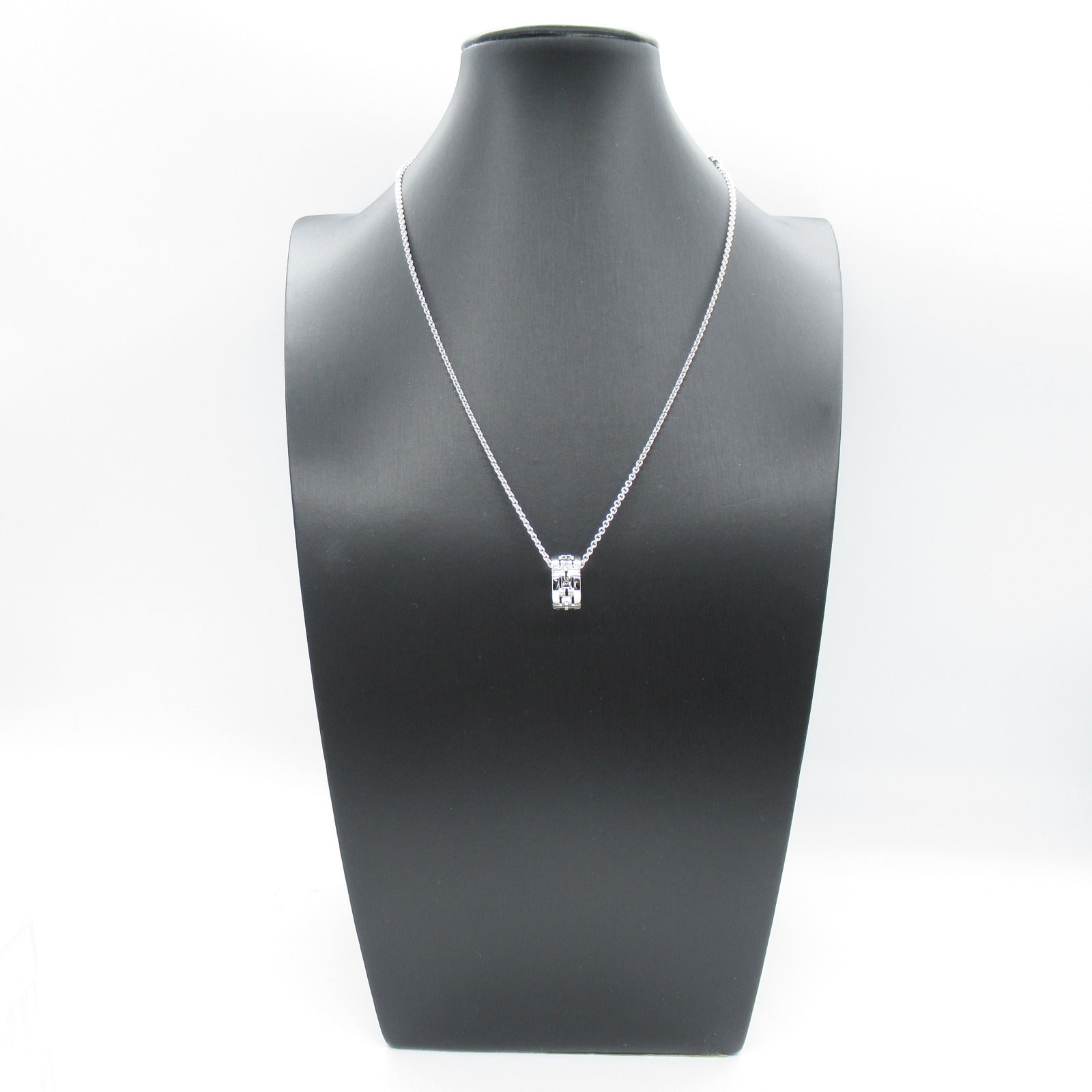 BVLGARI 18K白金Parentesi項鍊銀色
