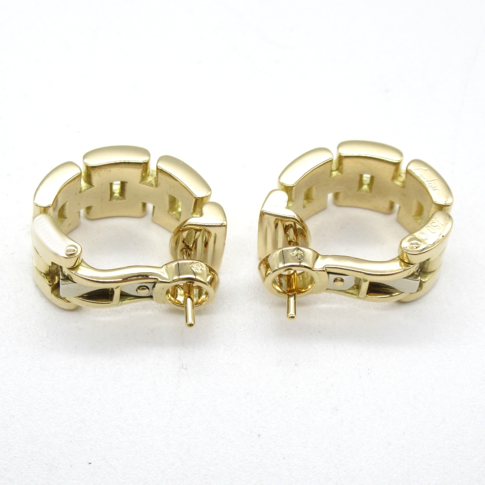 CARTIER 18K黃金Maillon Panthere Earrings耳環