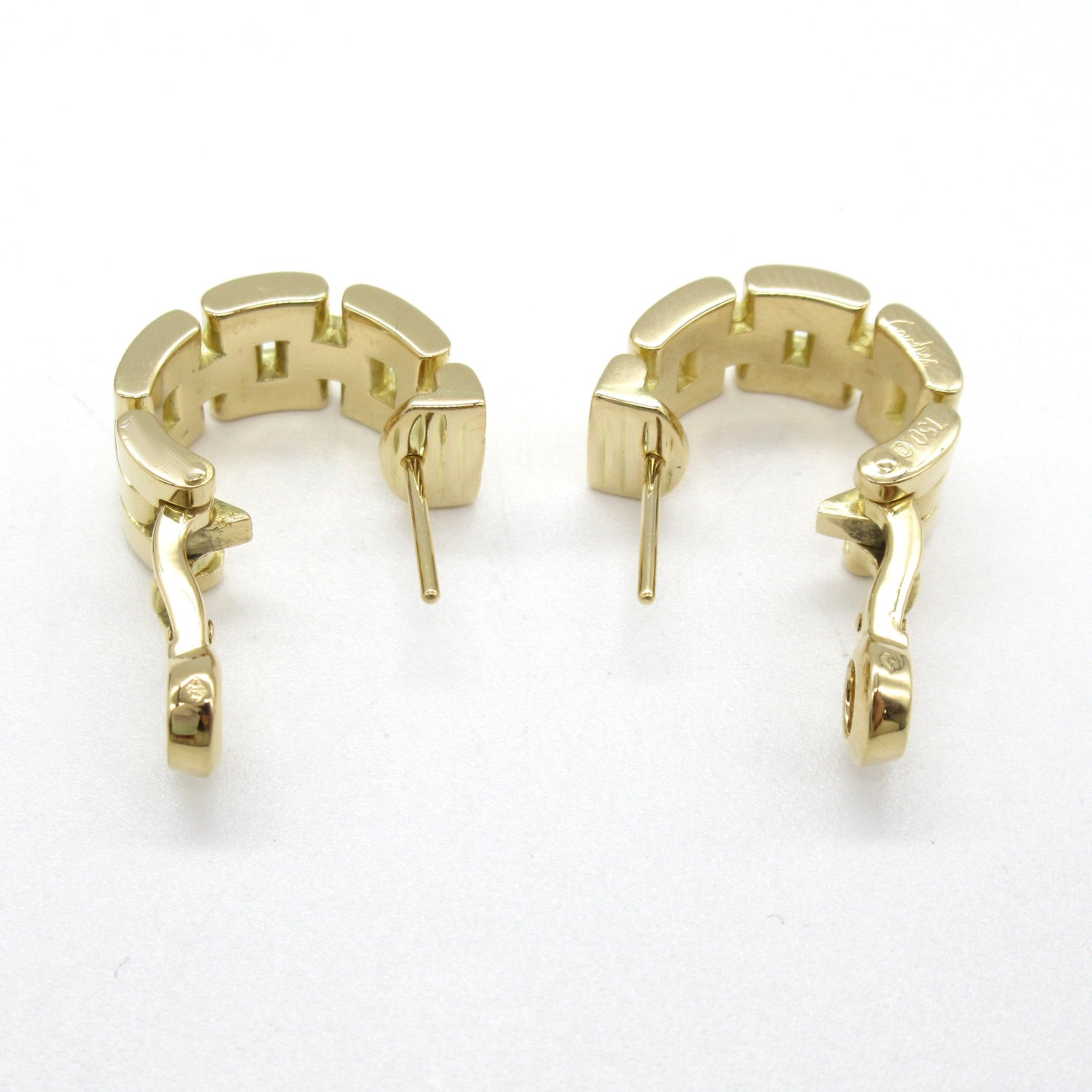 CARTIER 18K黃金Maillon Panthere Earrings耳環