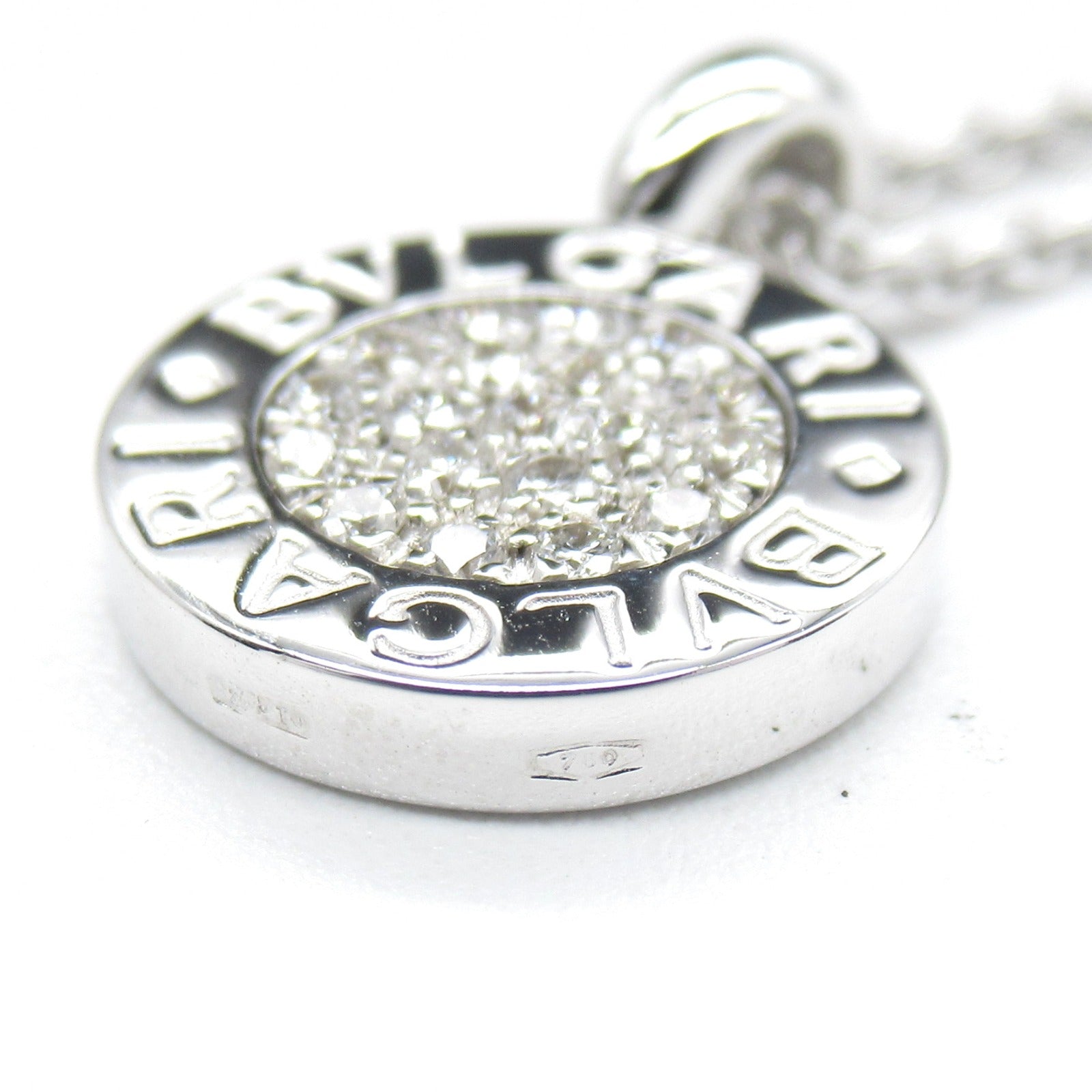 BVLGARI 18K白金Bvlgari Bvlgari Necklace鑽石項鍊