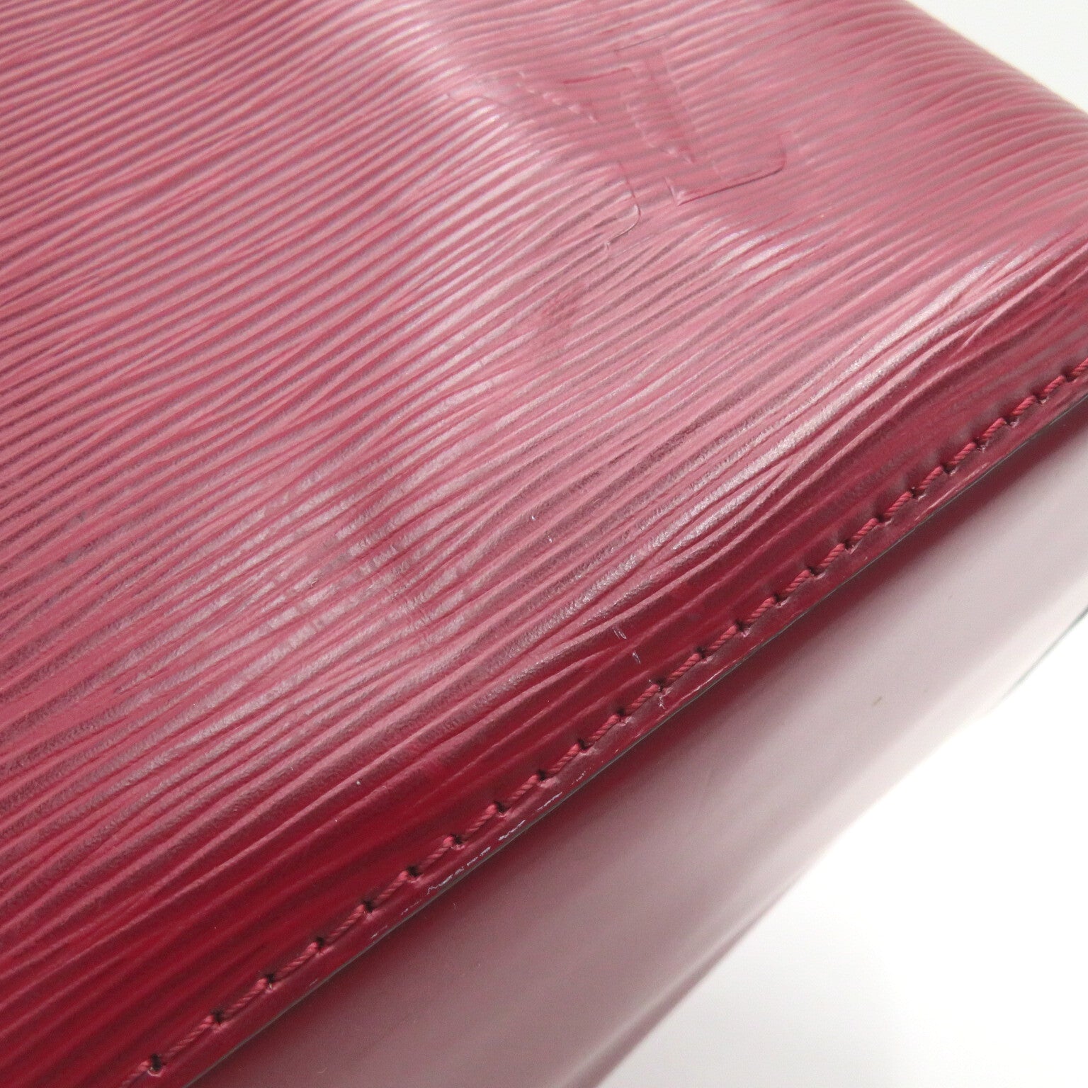 LOUIS VUITTON Epi Neo Noe手挽肩背兩用袋酒紅色/深藍色