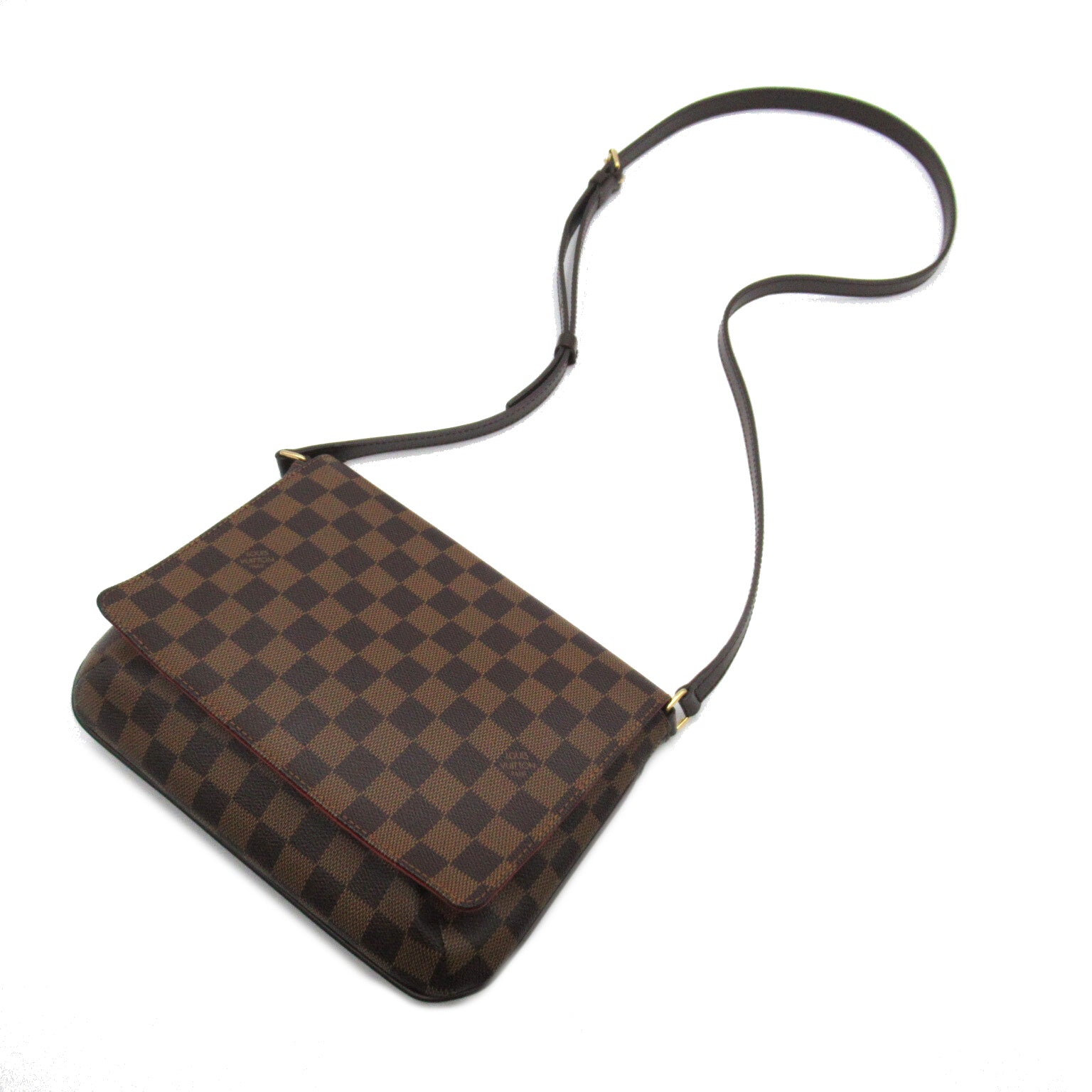 LOUIS VUITTON Damier Musette Tango肩背袋啡色