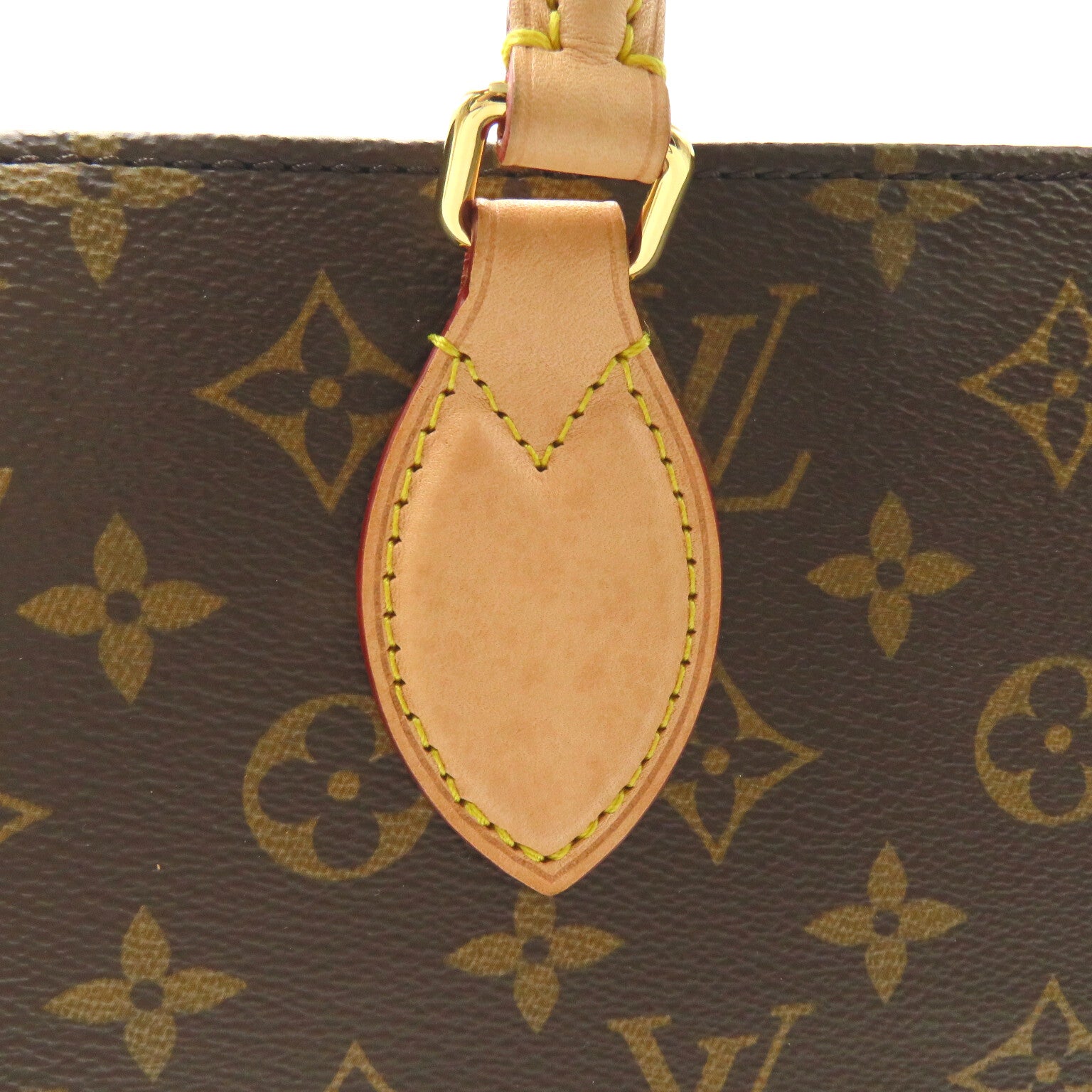 LOUIS VUITTON Monogram Sac Plat PM手挽肩背兩用袋啡色