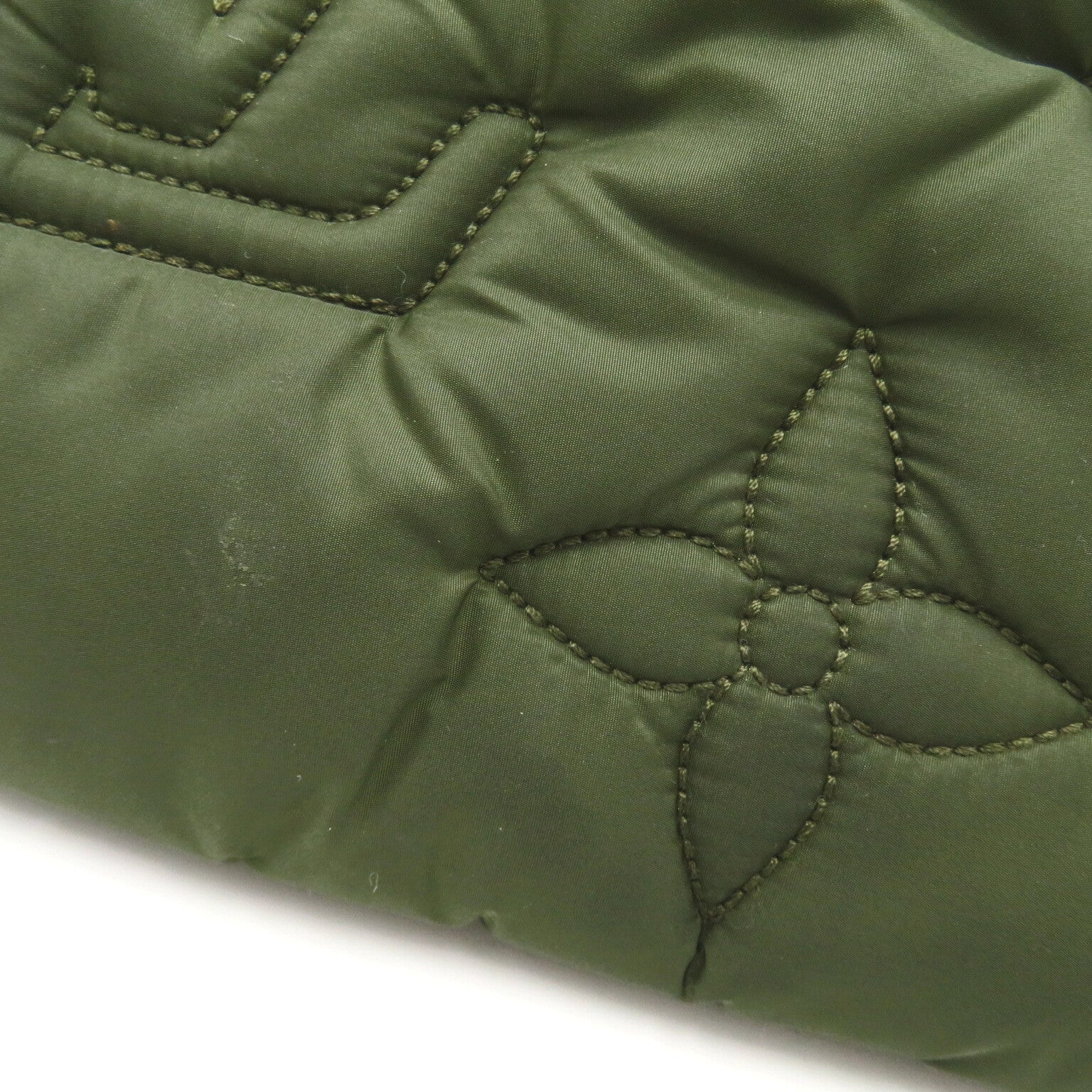 LOUIS VUITTON 尼龍/Monogram Maxi Multi Pochette Accessoires金扣肩背袋卡其色/米色