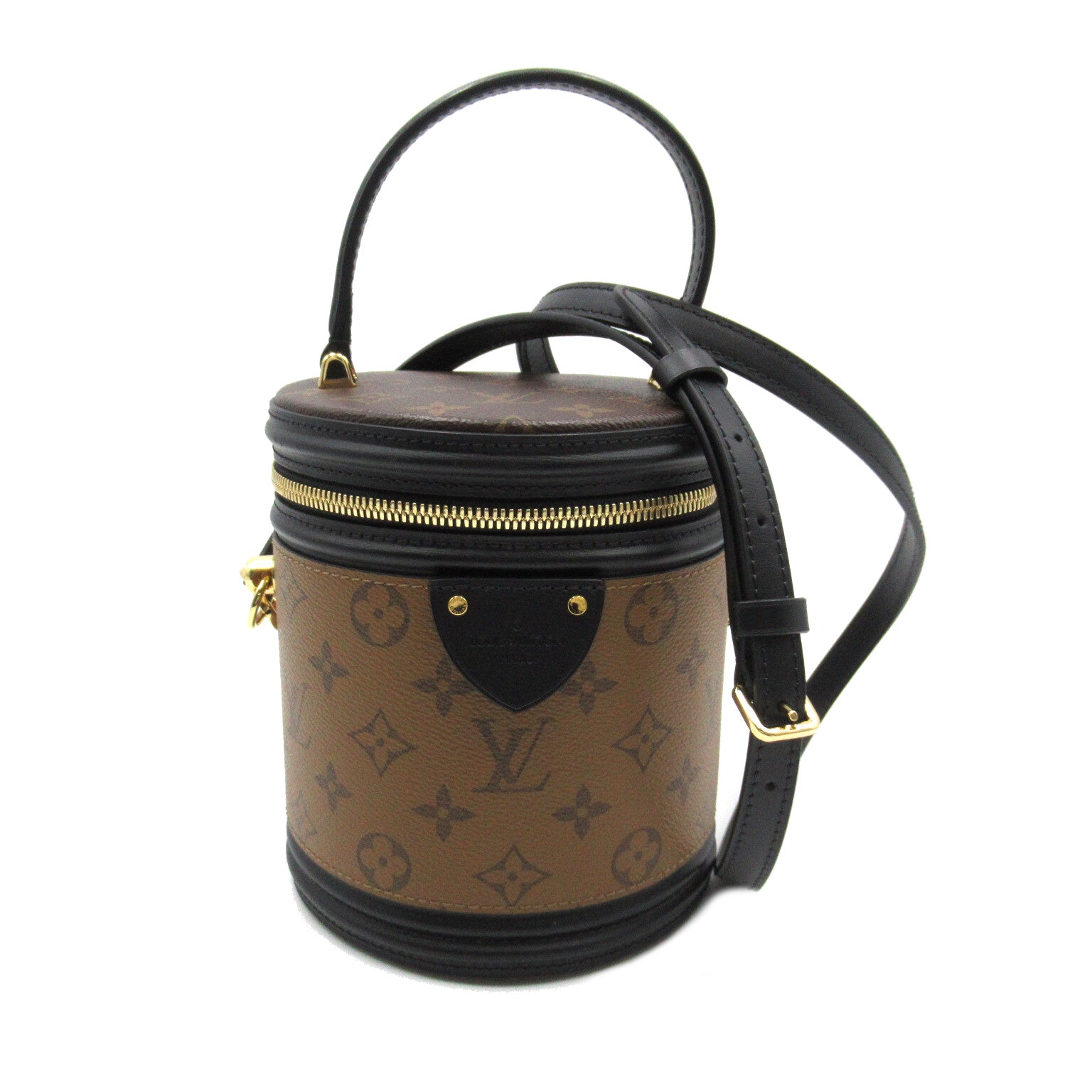 LOUIS VUITTON Monogram Reverse  Cannes手挽肩背兩用袋啡色