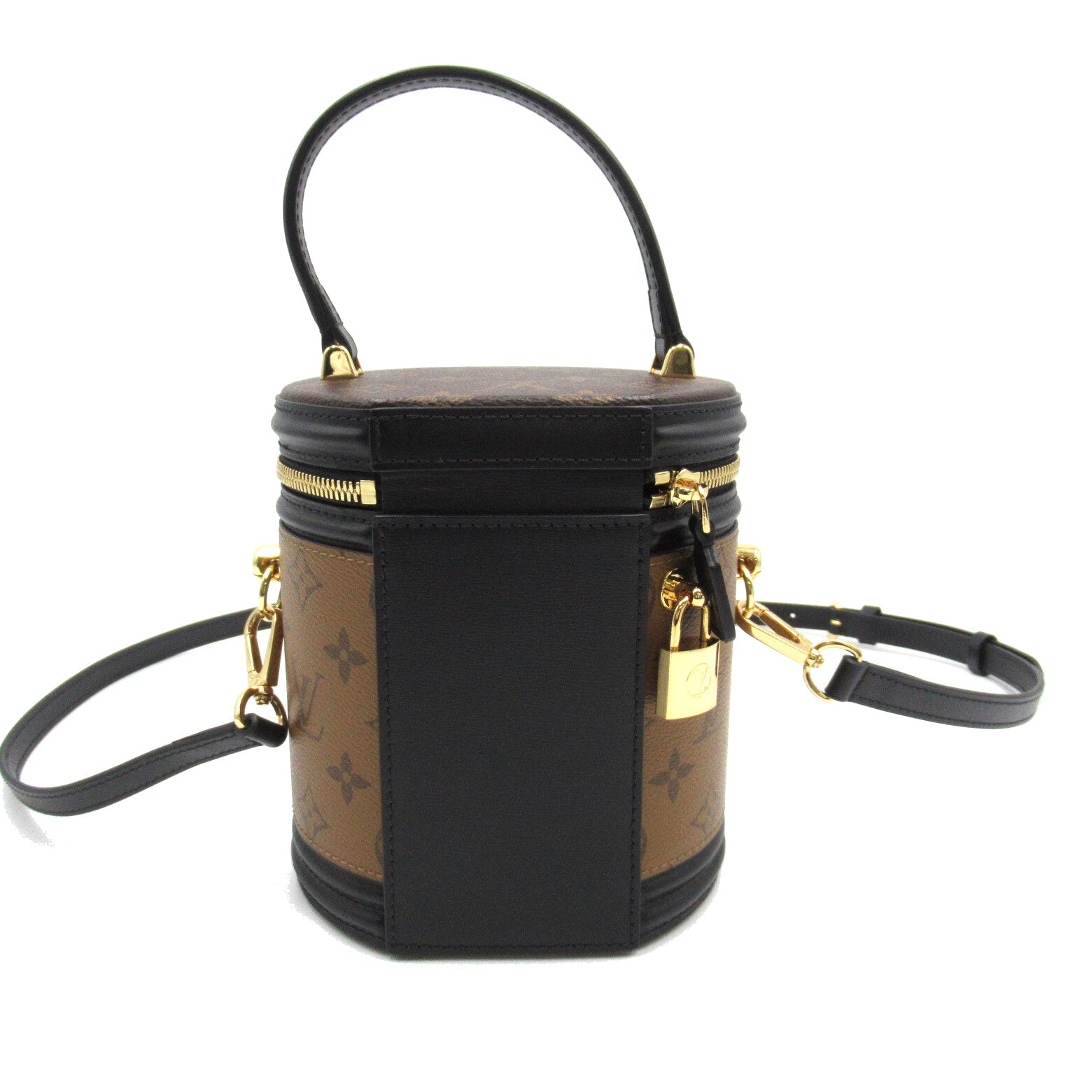 LOUIS VUITTON Monogram Reverse  Cannes手挽肩背兩用袋啡色