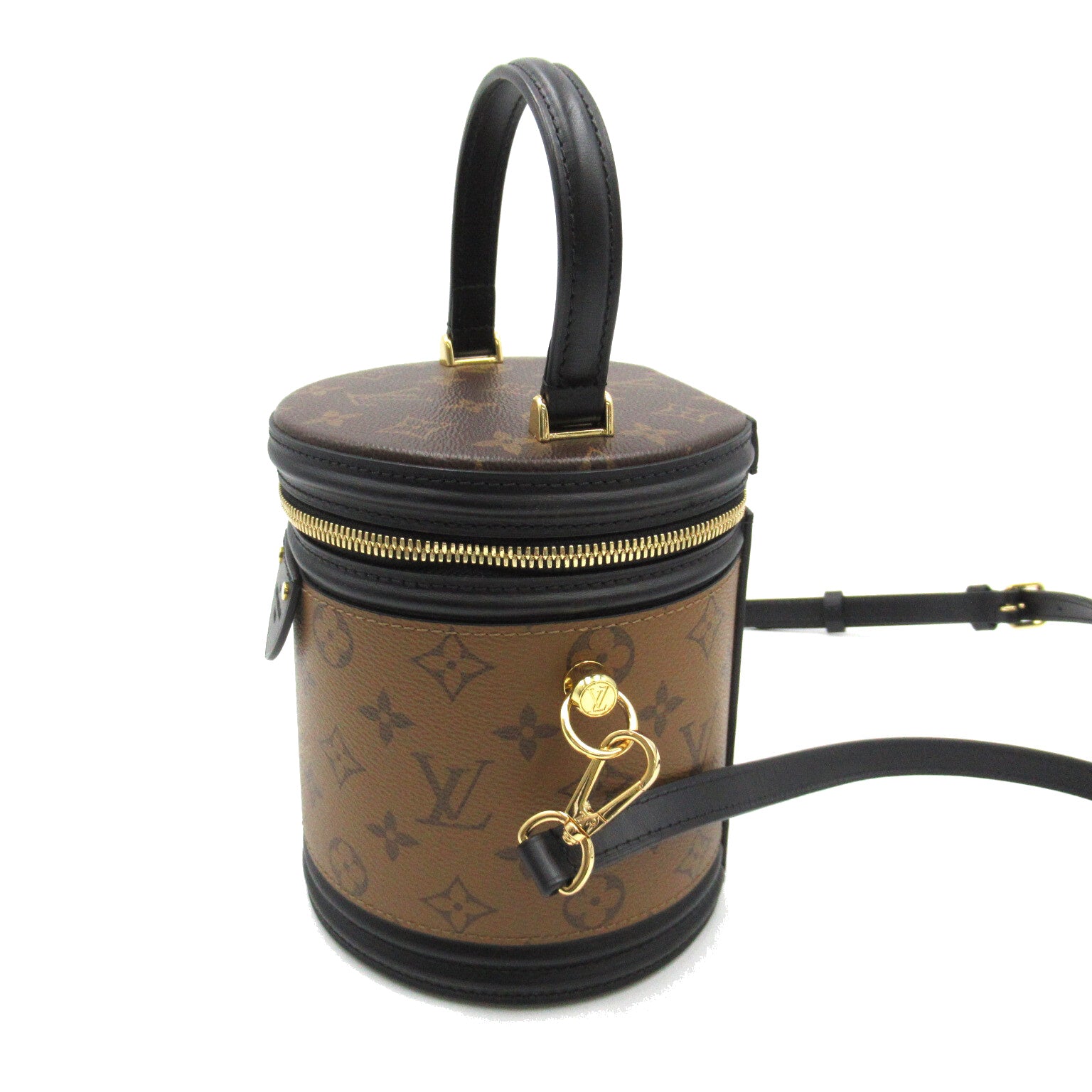 LOUIS VUITTON Monogram Reverse  Cannes手挽肩背兩用袋啡色