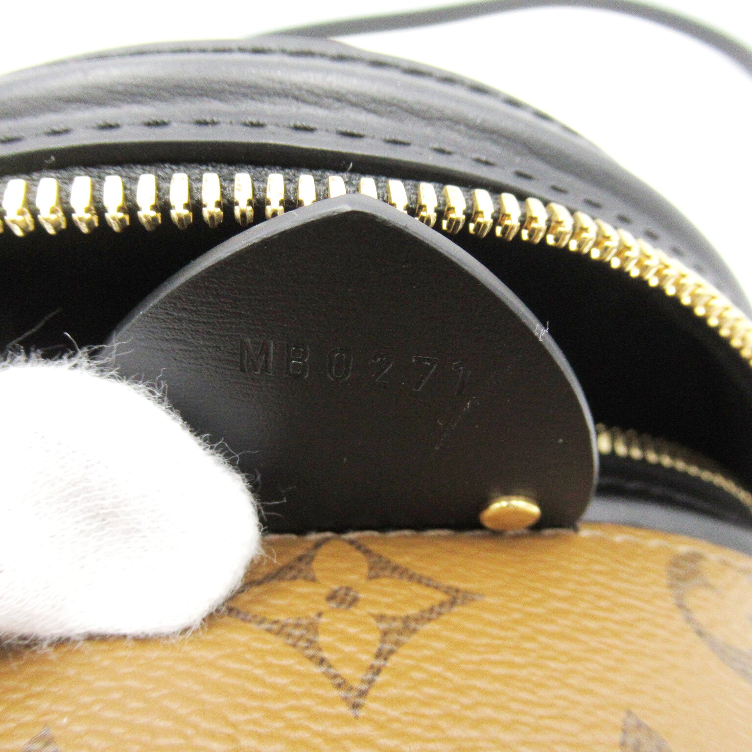 LOUIS VUITTON Monogram Reverse  Cannes手挽肩背兩用袋啡色