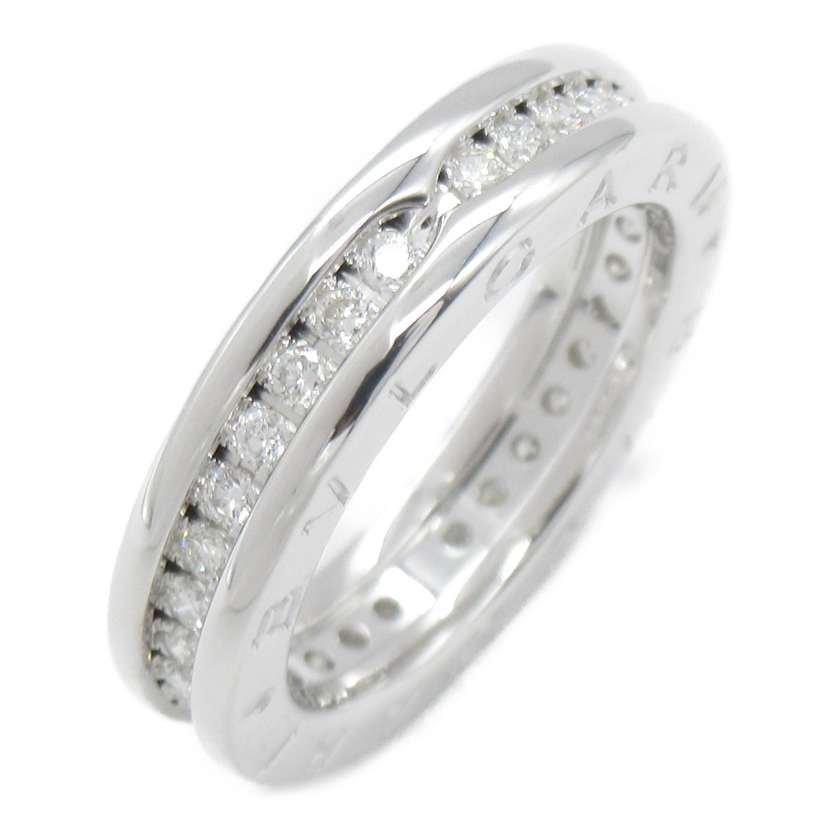 BVLGARI 18K白金B-zero1 Diamond XS鑽石戒指BVLGARI#50/US#5.25