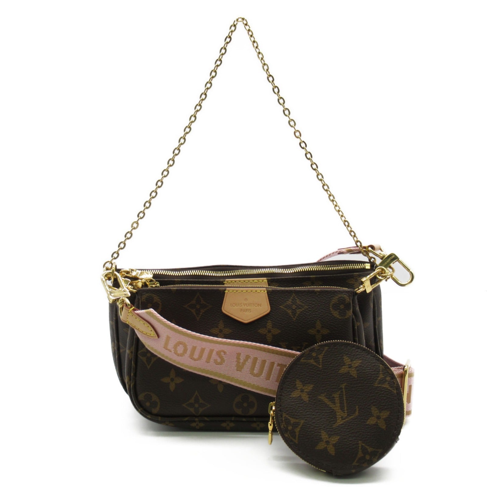 LOUIS VUITTON Monogram Multi Pochette Accessoires手挽肩背兩用袋