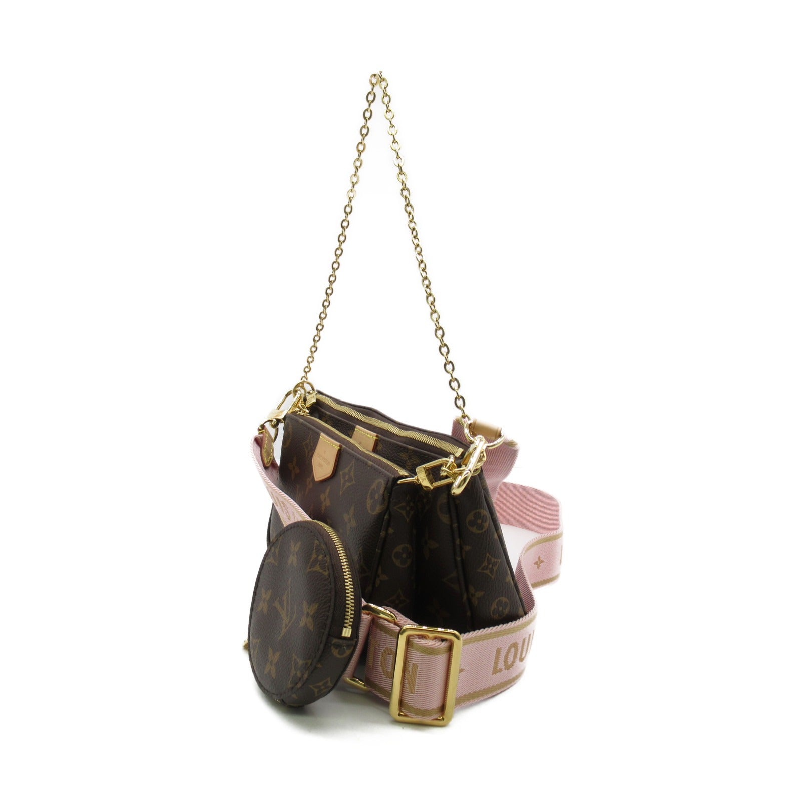 LOUIS VUITTON Monogram Multi Pochette Accessoires手挽肩背兩用袋