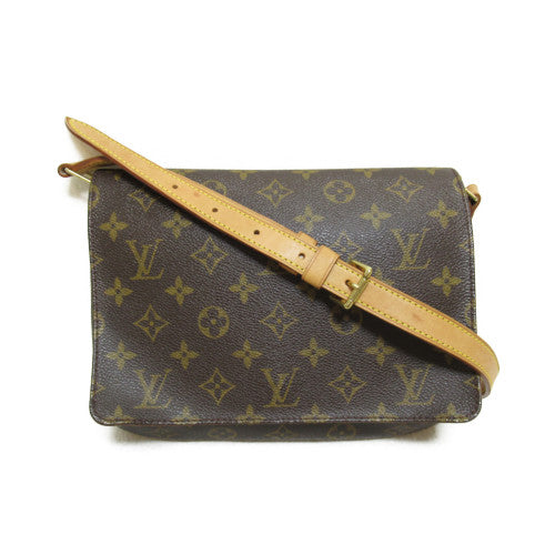 LOUIS VUITTON Monogram Musette Tango Short肩背袋啡色