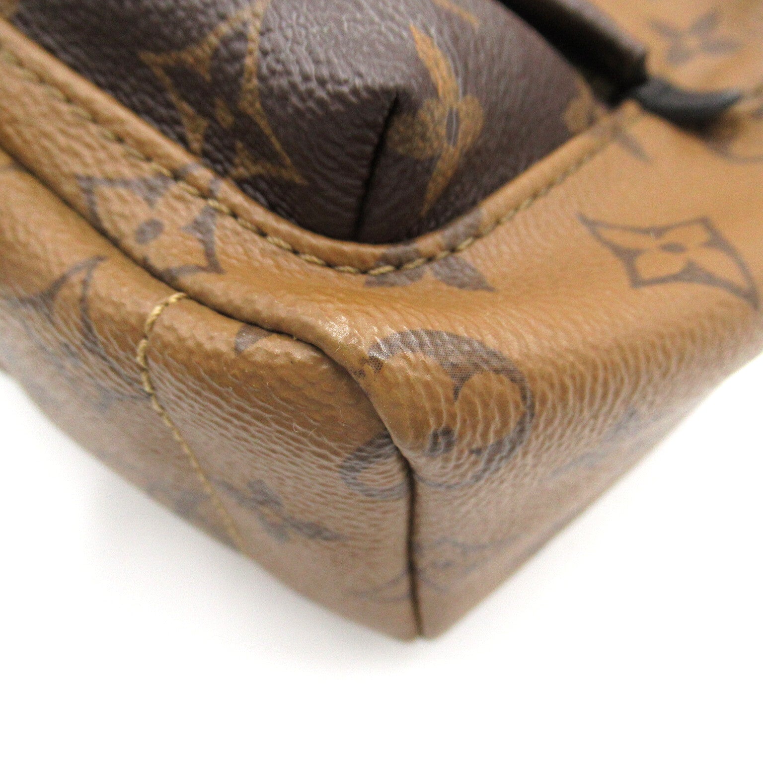 LOUIS VUITTON Monogram Reverse Palm Springs Mini背包啡色