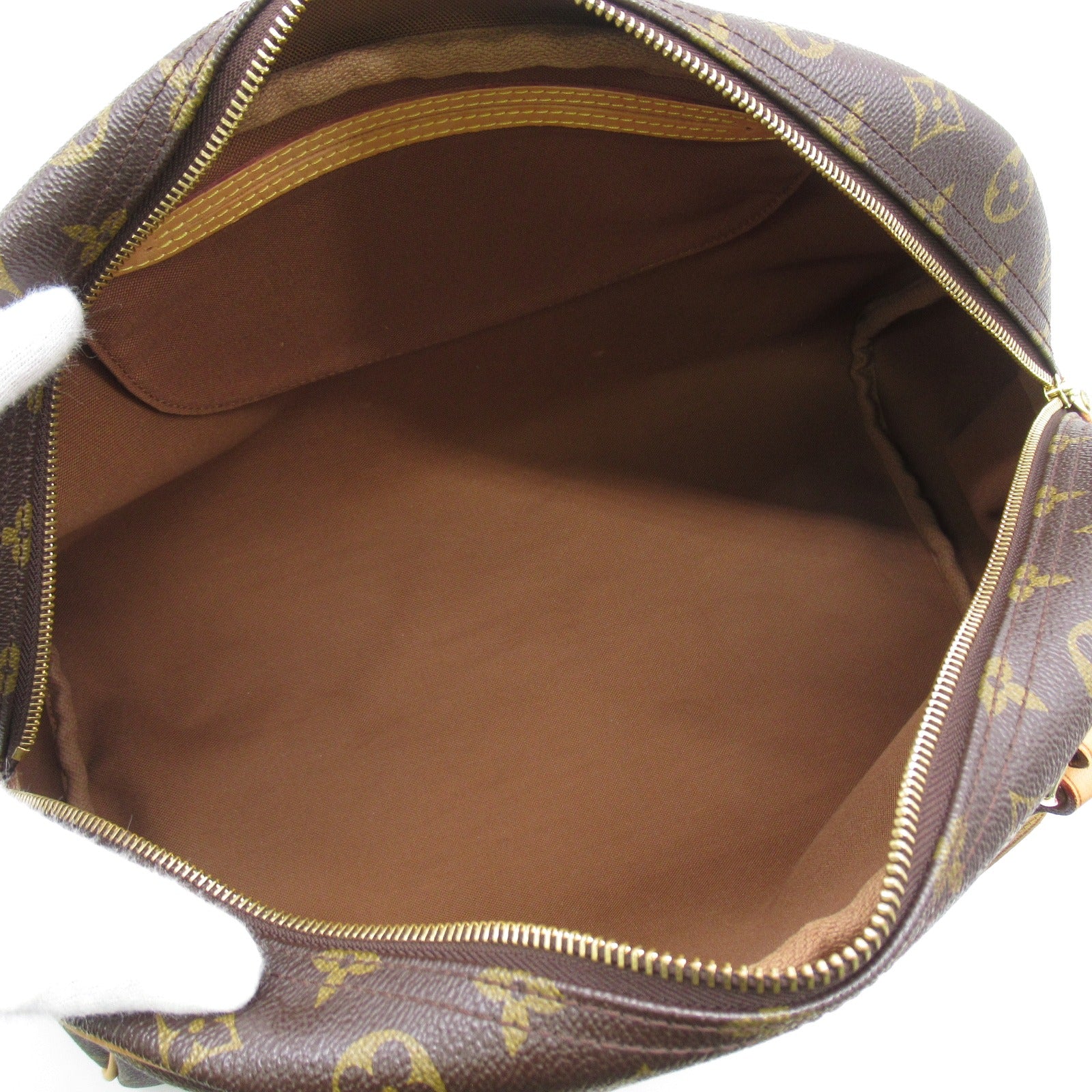 LOUIS VUITTON Monogram Montorgueil PM金扣肩背袋啡色