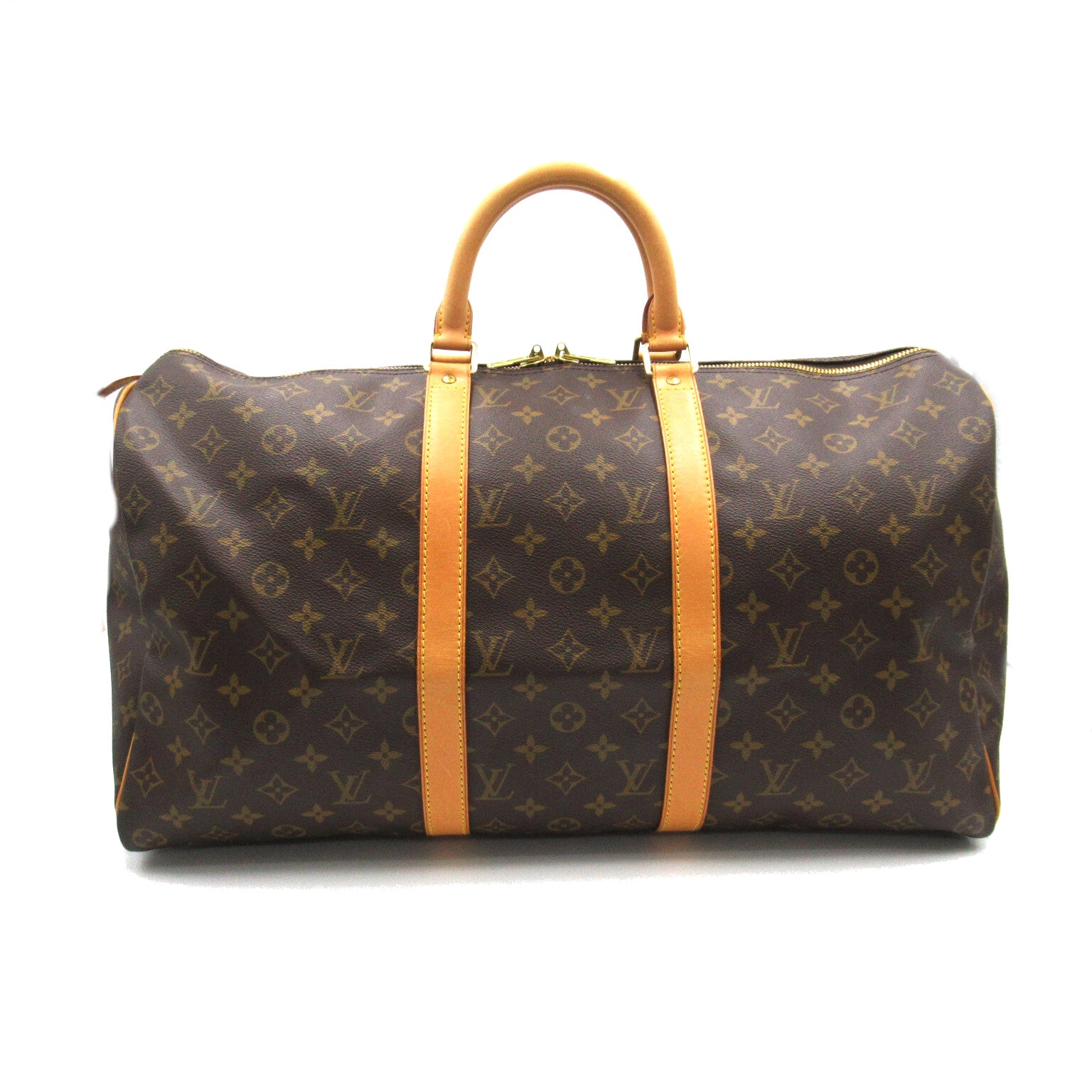 LOUIS VUITTON Monogram Keepall 50手挽袋/旅行袋啡色