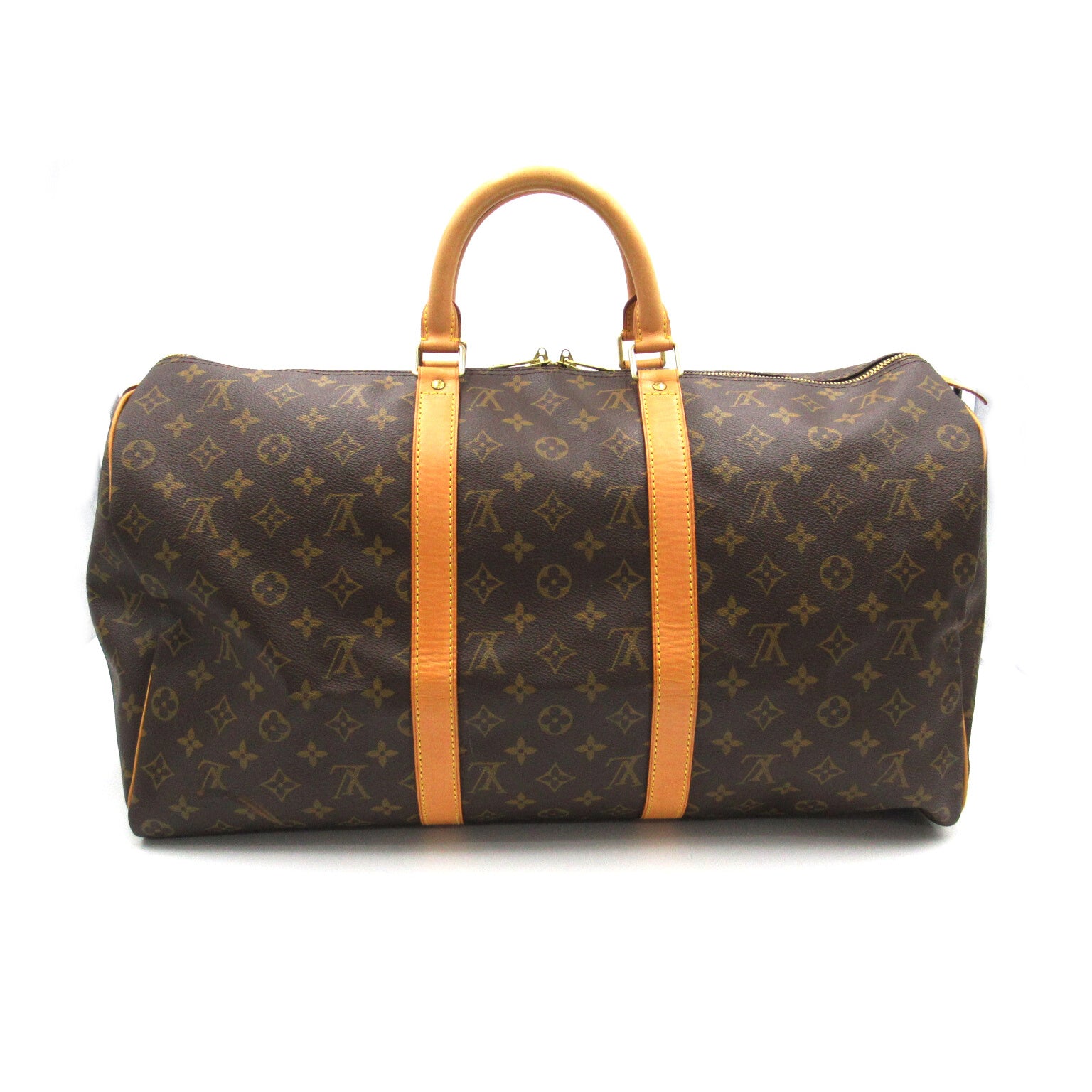 LOUIS VUITTON Monogram Keepall 50手挽袋/旅行袋啡色