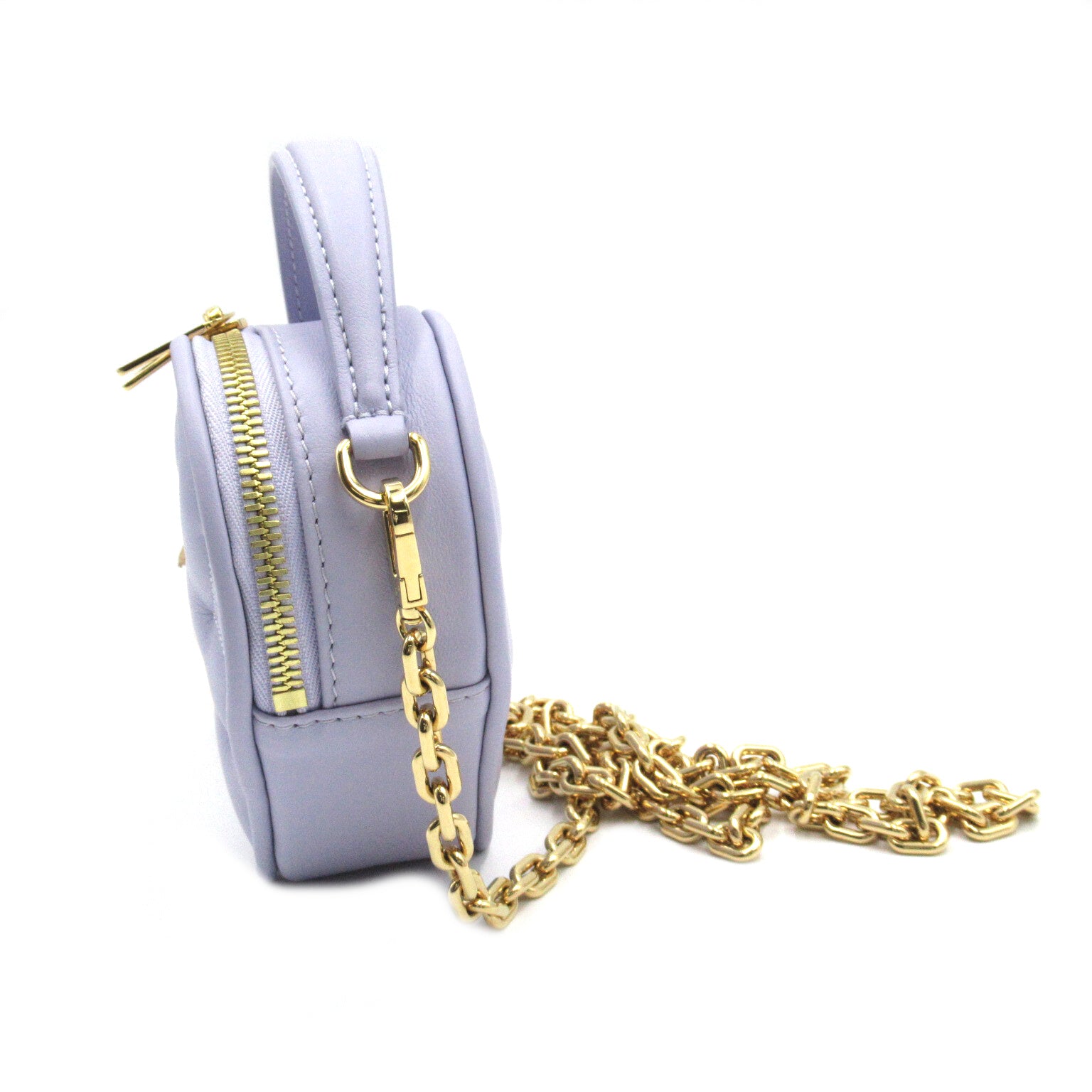 LOUIS VUITTON Monogram-Embroidered Pop My Heart手挽肩背兩用袋紫色