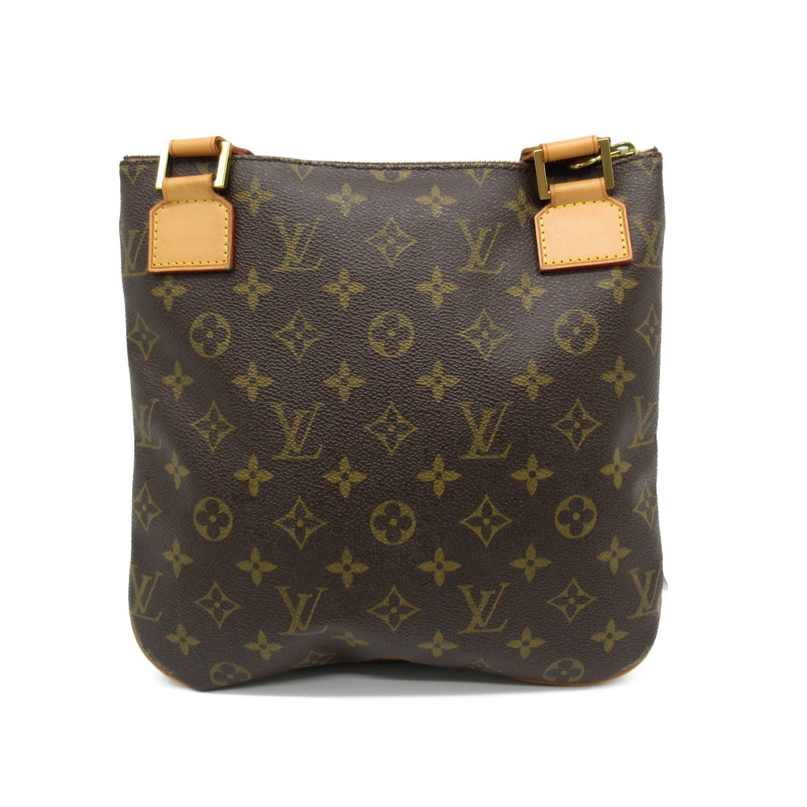 LOUIS VUITTON Monogram Pochette Bosphore金扣肩背袋啡色