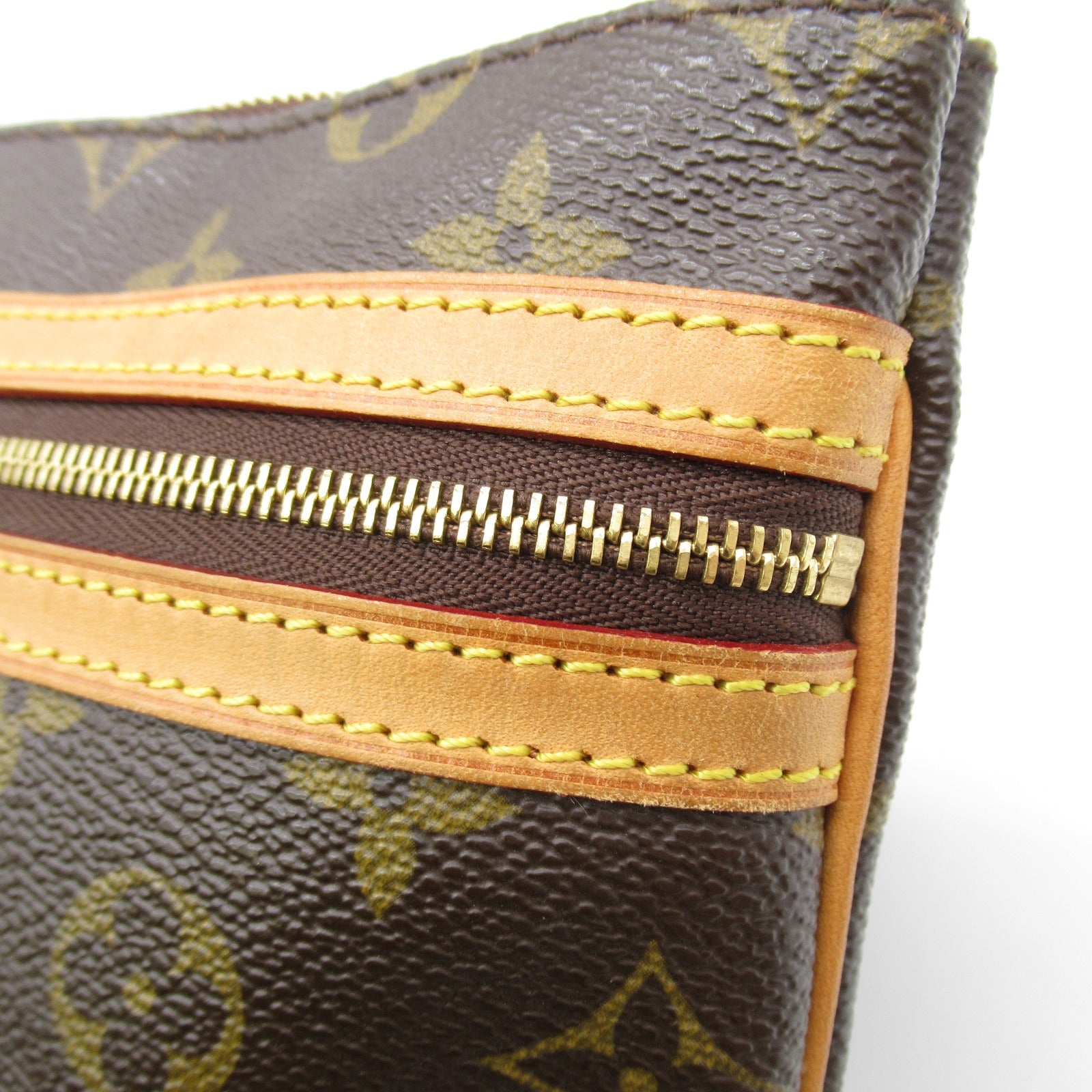 LOUIS VUITTON Monogram Pochette Bosphore金扣肩背袋啡色