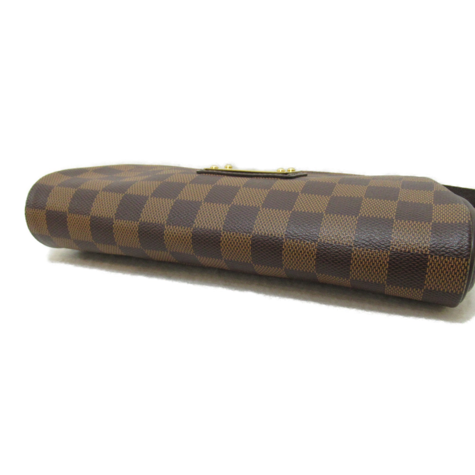 LOUIS VUITTON Damier Eva金扣手挽肩背兩用袋啡色