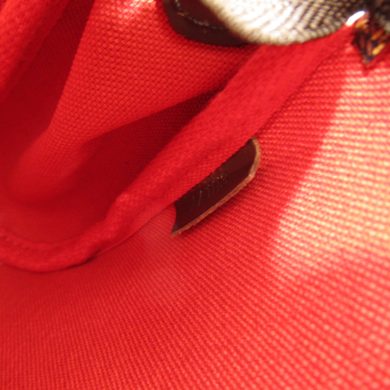 LOUIS VUITTON Damier Eva金扣手挽肩背兩用袋啡色
