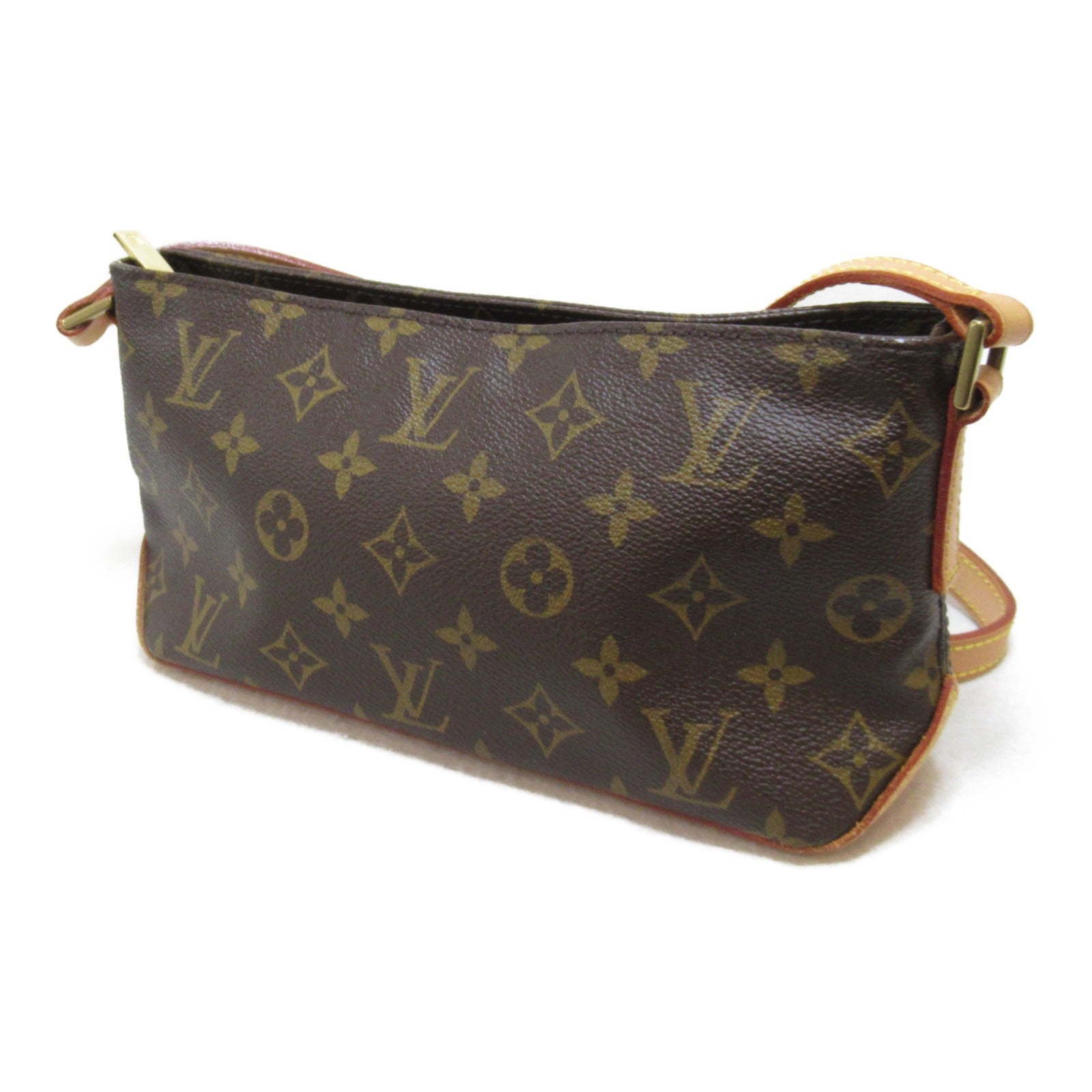 LOUIS VUITTON Monogram Trotteur肩背袋啡色
