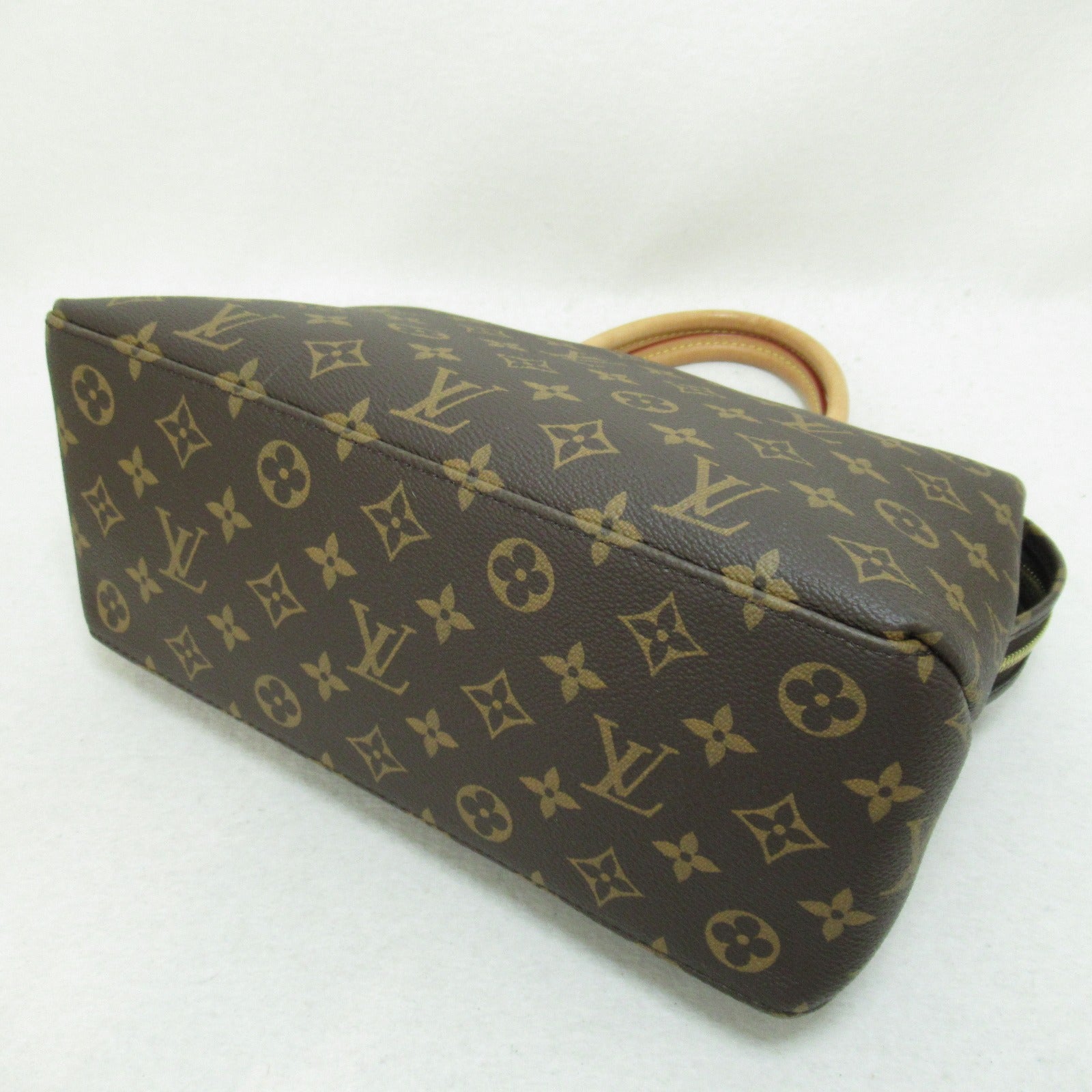 LOUIS VUITTON Monogram Petit Palais PM金扣手挽肩背兩用袋棕色