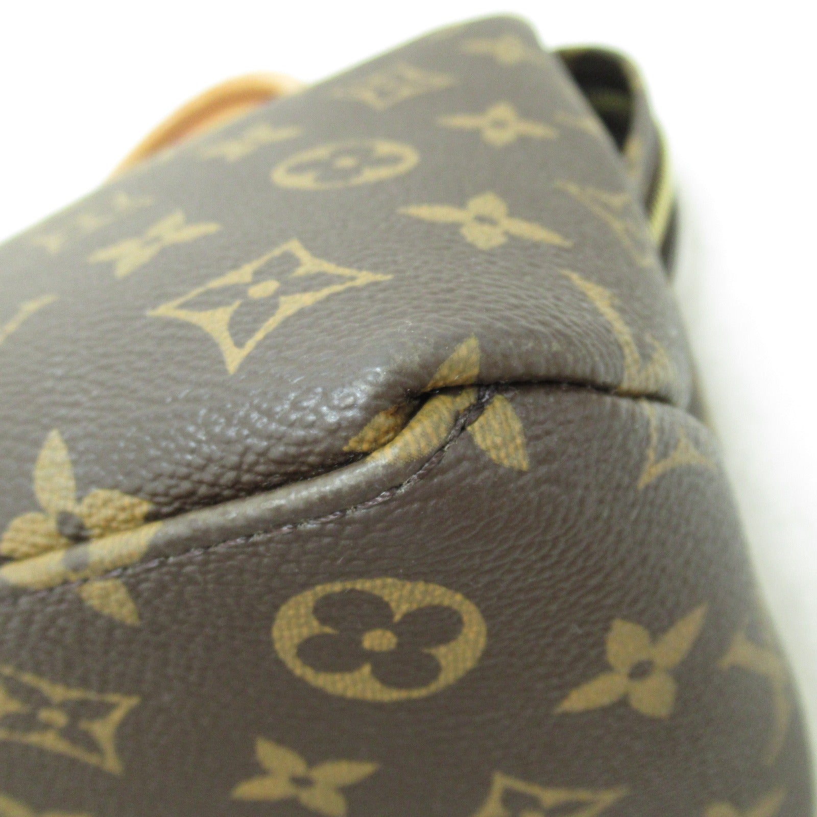 LOUIS VUITTON Monogram Petit Palais PM金扣手挽肩背兩用袋棕色