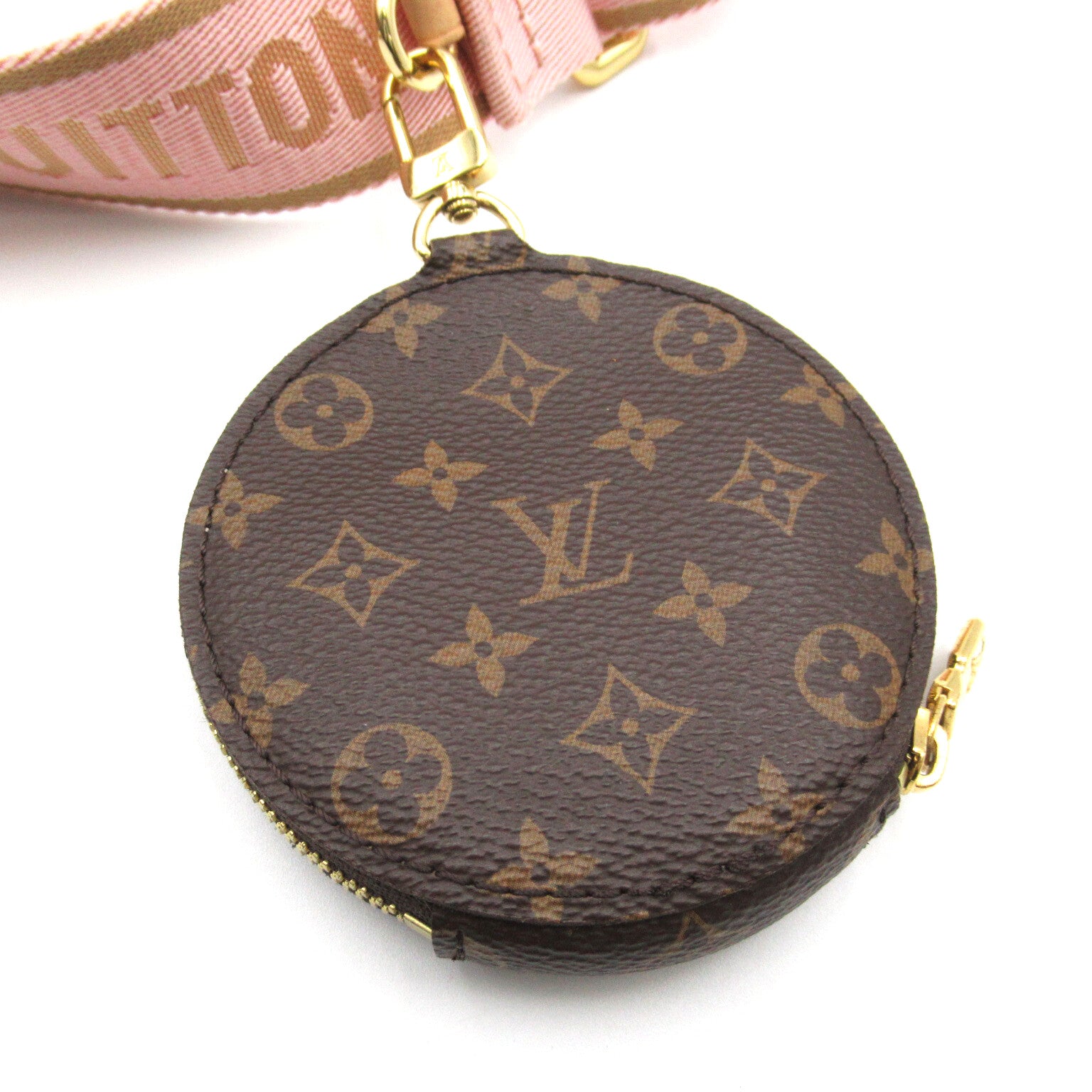 LOUIS VUITTON Monogram Multi Pochette Accessories手挽肩背兩用袋粉紅色/Multi Pochette Accessories