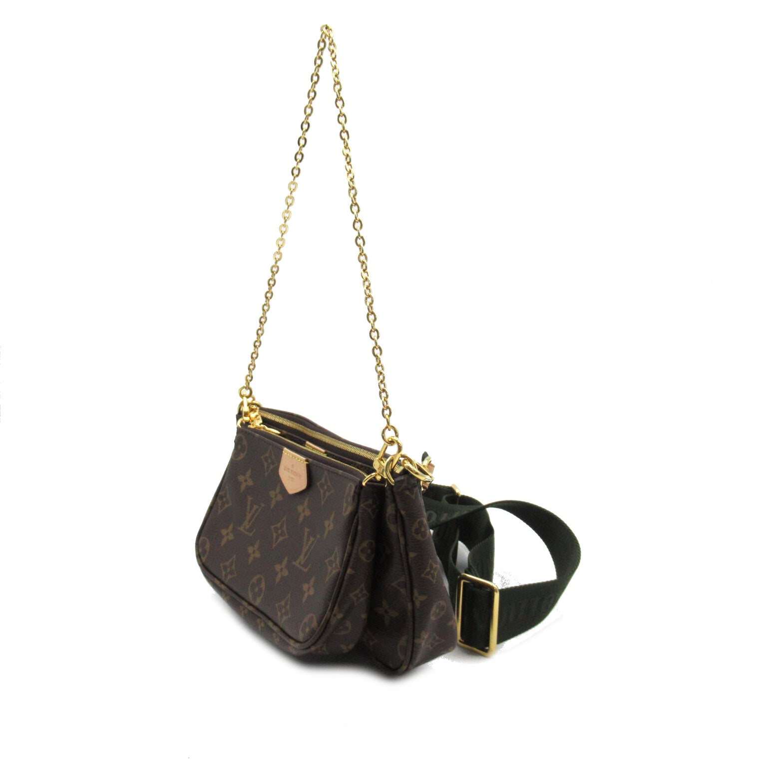 LOUIS VUITTON Monogram Multi Pochette Accessoires啡色肩背袋啡色