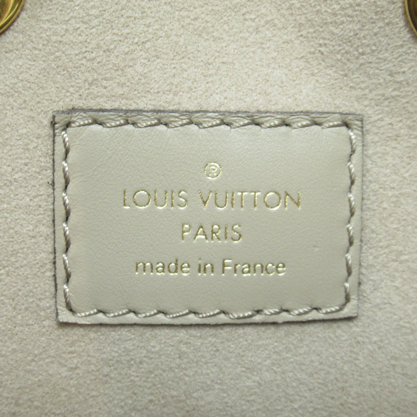 LOUIS VUITTON Monogram Empreinte NeoNoe MM手挽肩背兩用袋米色