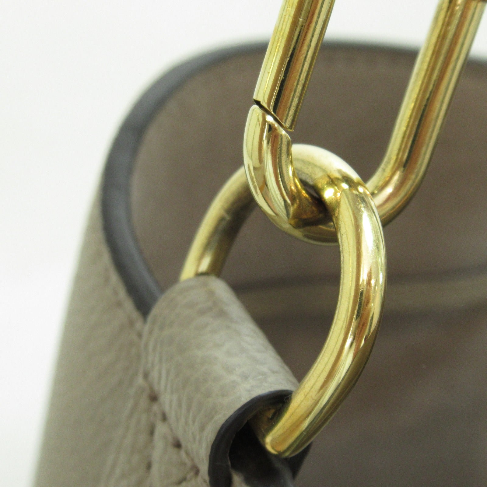 LOUIS VUITTON Monogram Empreinte NeoNoe MM手挽肩背兩用袋米色