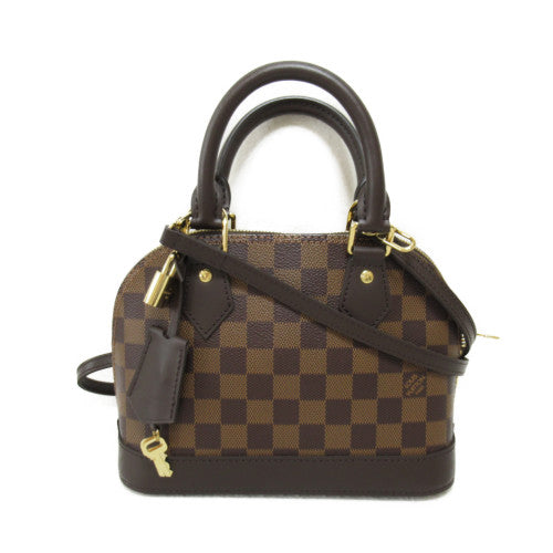 LOUIS VUITTON Damier Alma BB手挽肩背兩用袋啡色