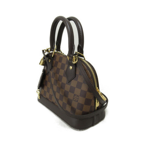 LOUIS VUITTON Damier Alma BB手挽肩背兩用袋啡色