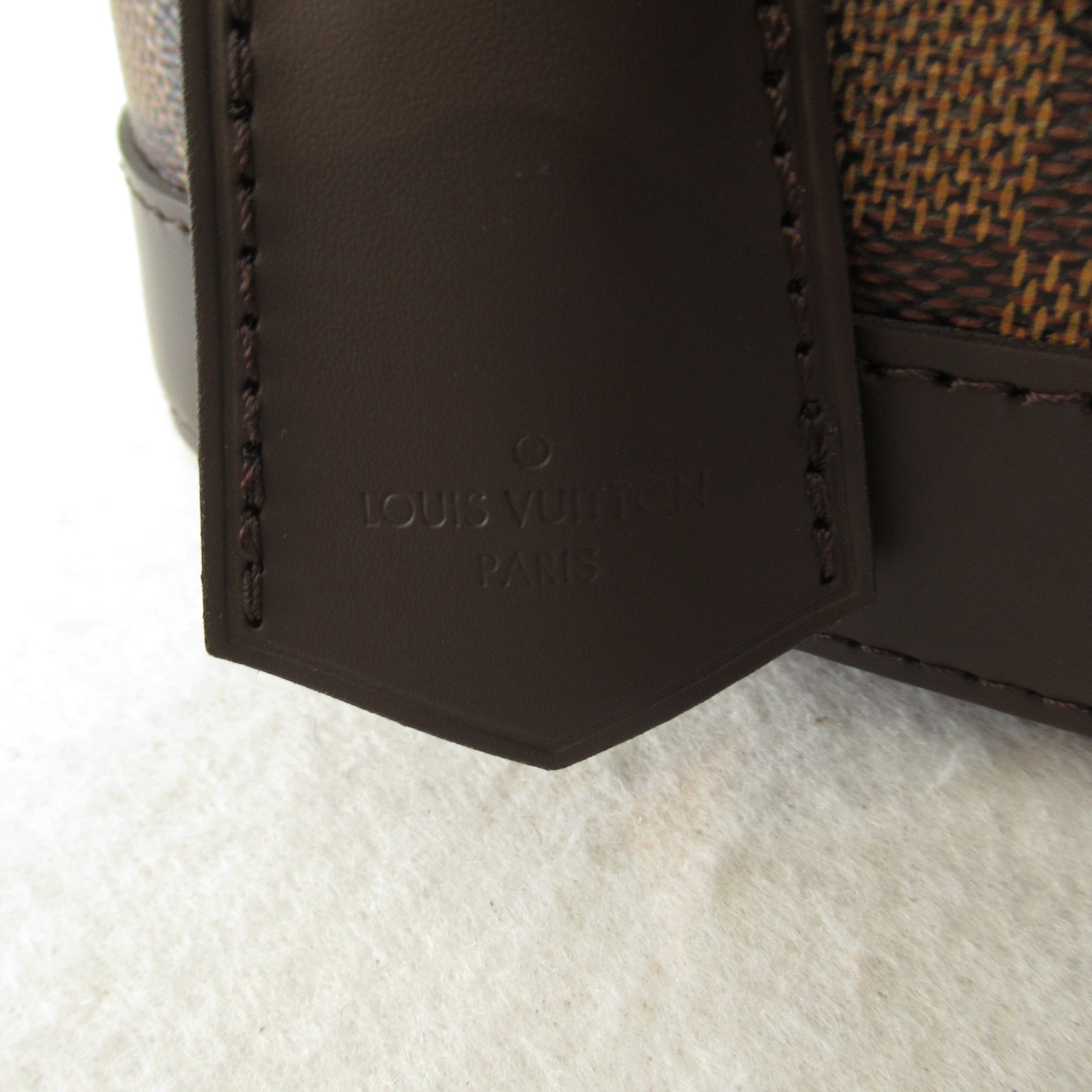LOUIS VUITTON Damier Alma BB手挽肩背兩用袋啡色