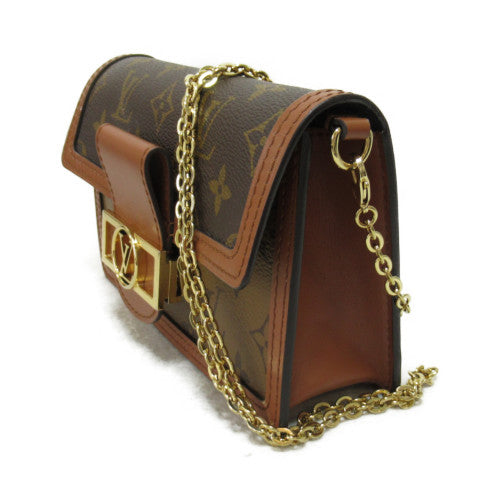 LOUIS VUITTON Monogram Reverse Portefeuille Dauphine肩背袋啡色