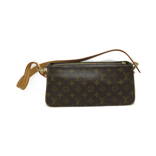 LOUIS VUITTON Monogram Viva Cite MM手挽袋/肩背袋啡色