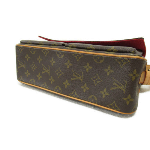 LOUIS VUITTON Monogram Viva Cite MM手挽袋/肩背袋啡色