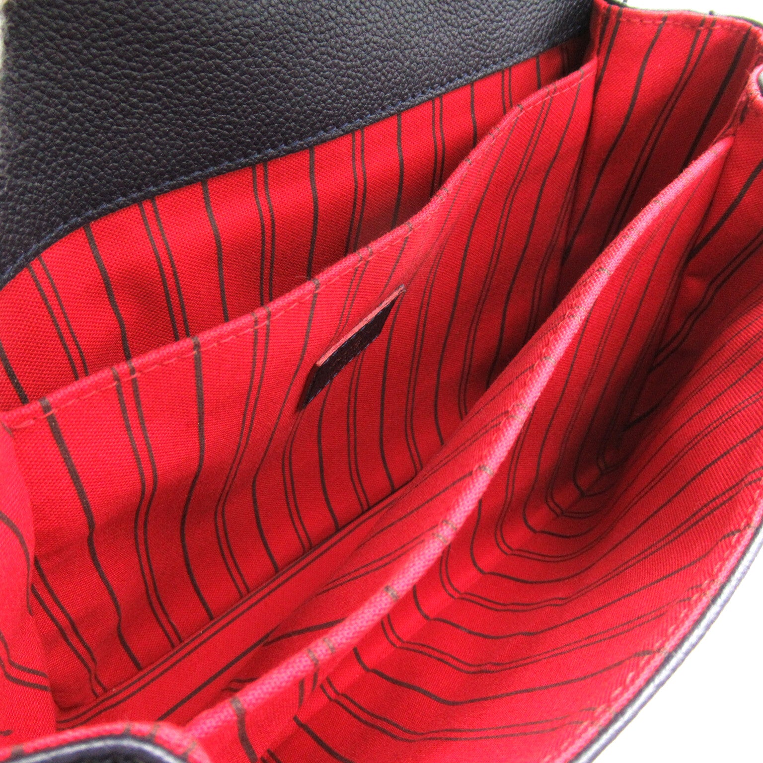 LOUIS VUITTON Monogram Empreinte Pochette Metis MM手挽肩背兩用袋Marine Rouge藍色
