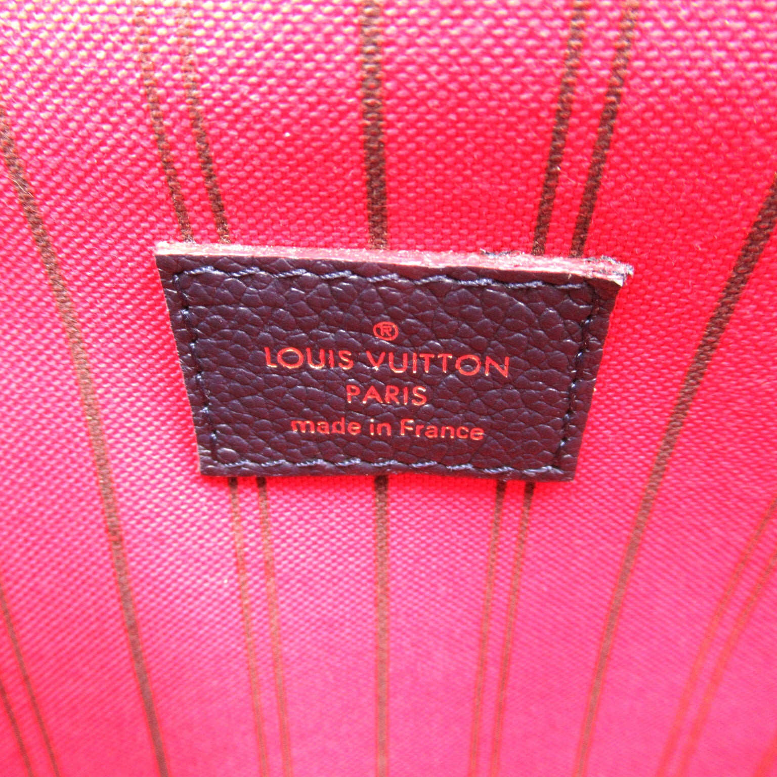 LOUIS VUITTON Monogram Empreinte Pochette Metis MM手挽肩背兩用袋Marine Rouge藍色