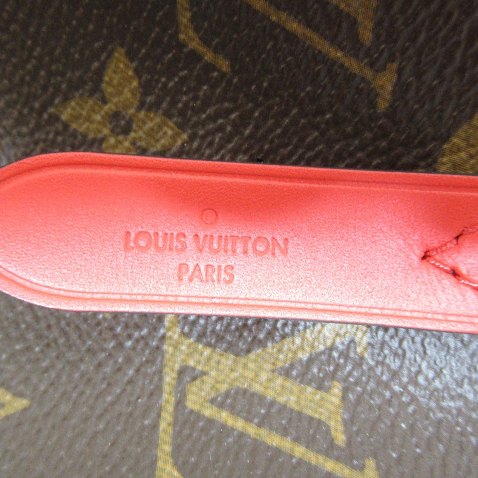 LOUIS VUITTON Monogram NeoNoe MM肩背袋Coquelicot啡色/紅色
