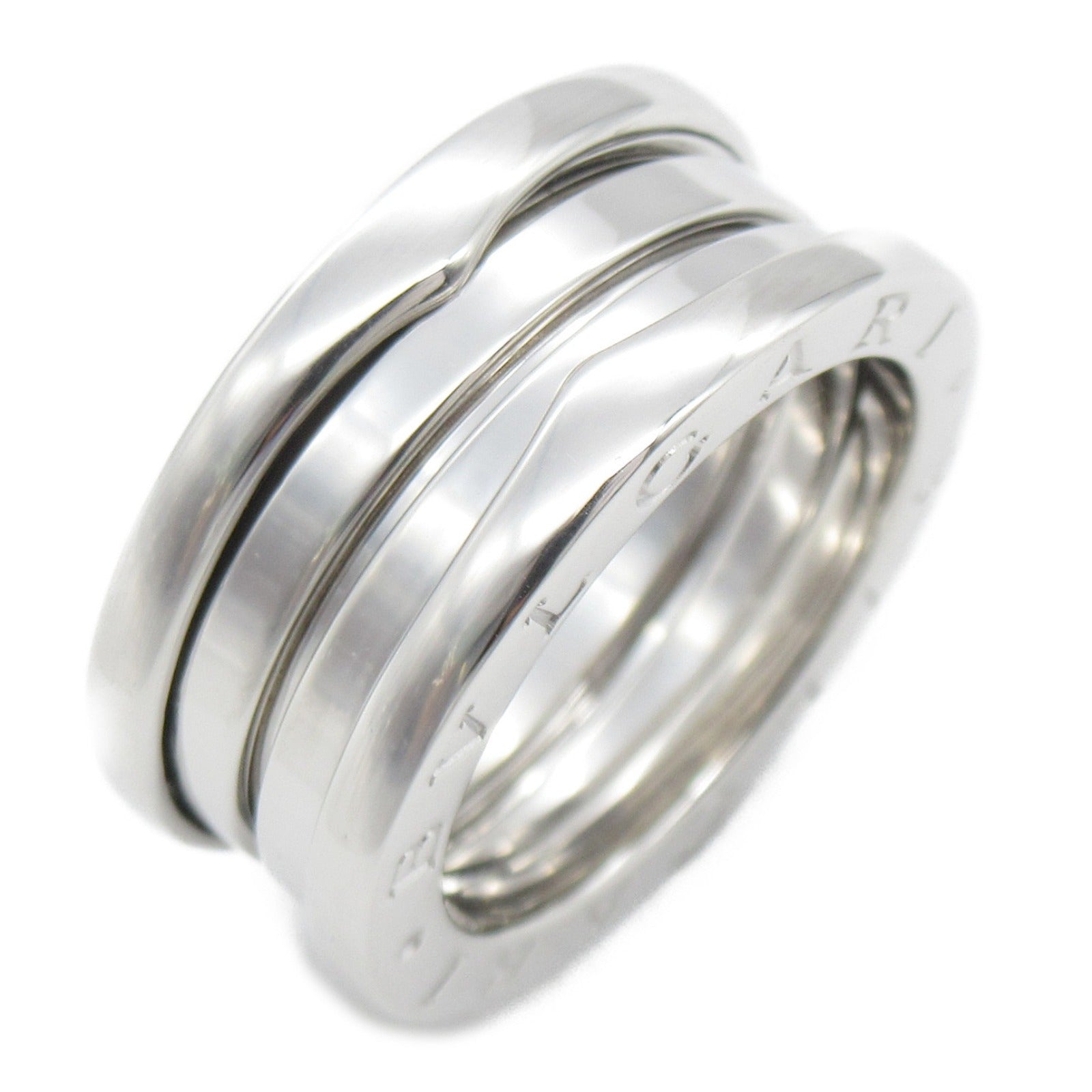 BVLGARI 18K白金B-zero1 Three-Band戒指BVLGARI#52/US#5.75