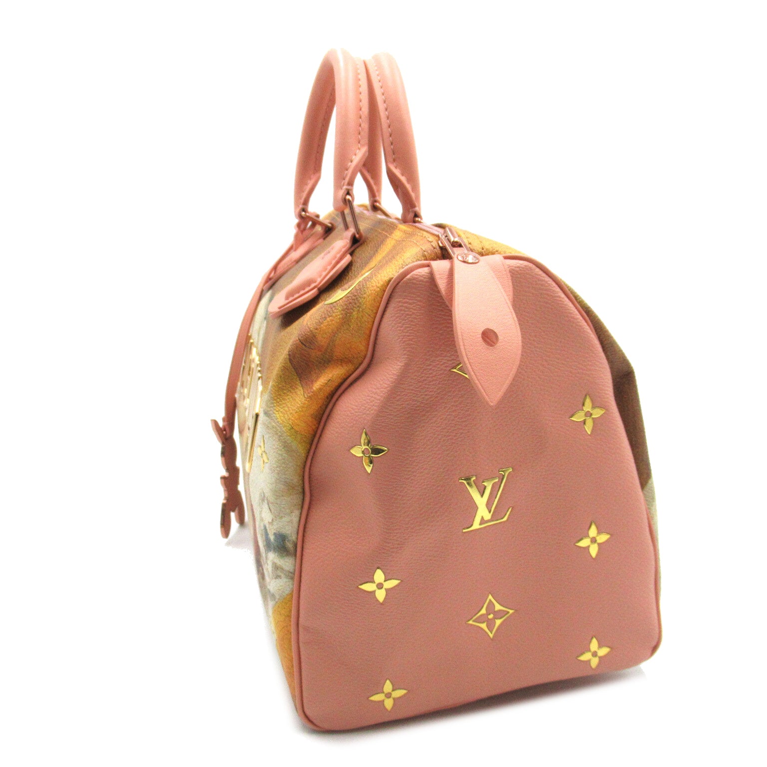 LOUIS VUITTON Masters collection Fragonard Speedy 30手挽袋粉紅色/米色