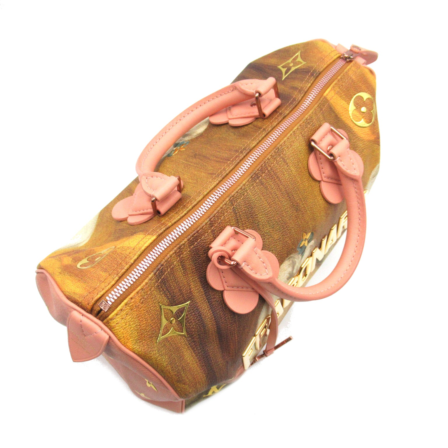 LOUIS VUITTON Masters collection Fragonard Speedy 30手挽袋粉紅色/米色